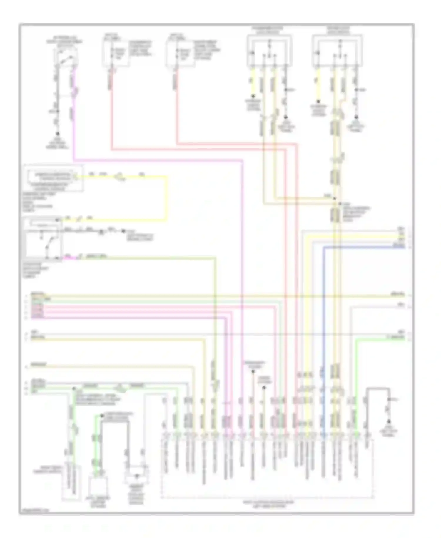 Wiring diagram horns system for Buick LaCrosse II facelift (2013-2016) (2 of 4)