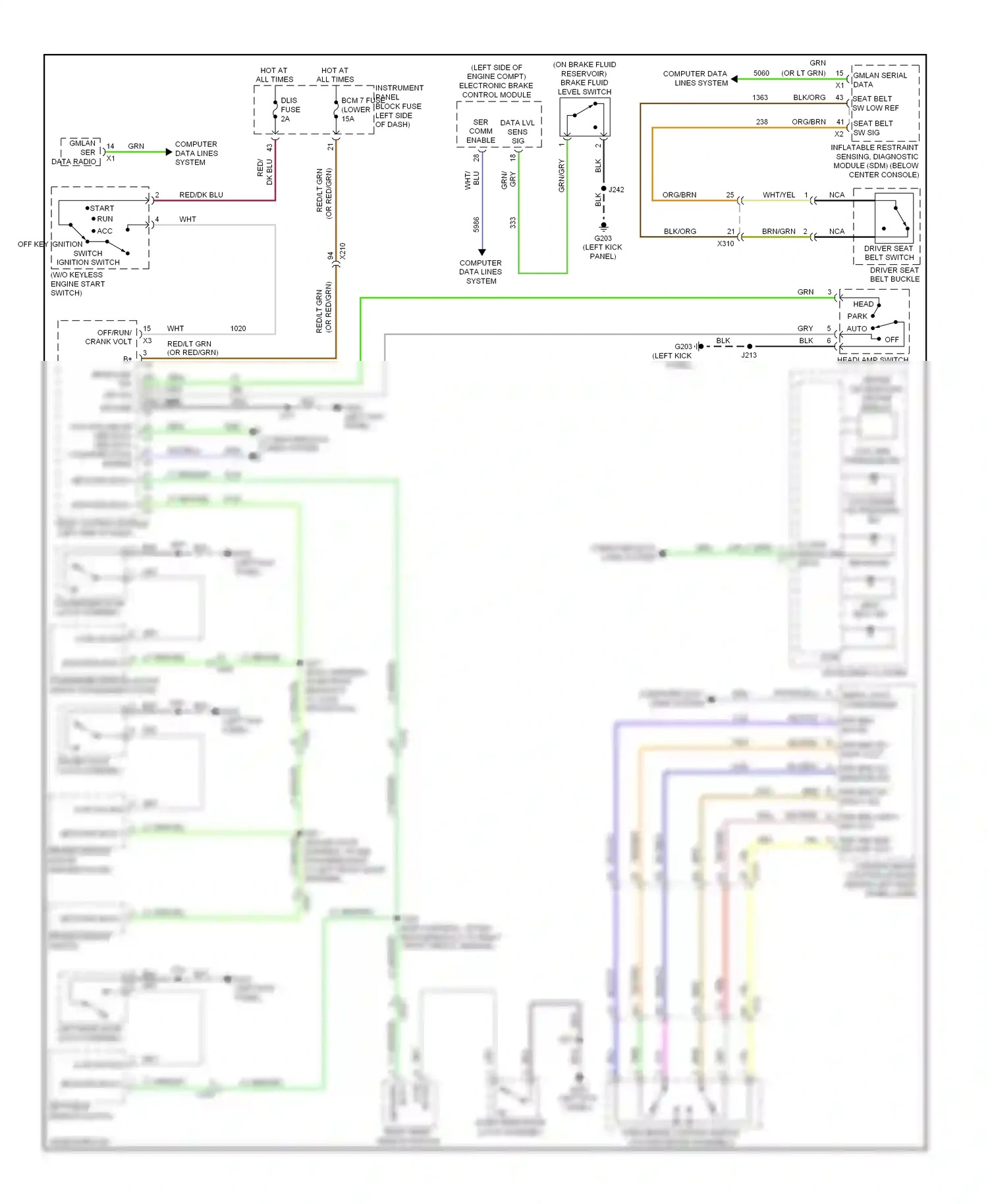 Wiring diagram lt grn/gry for Buick LaCrosse II facelift (2013-2016) (11 of 11)