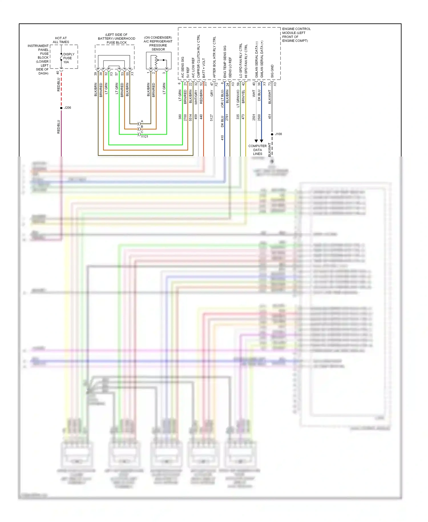 Wiring diagram org/blu for Buick LaCrosse II facelift (2013-2016) (1 of 1)