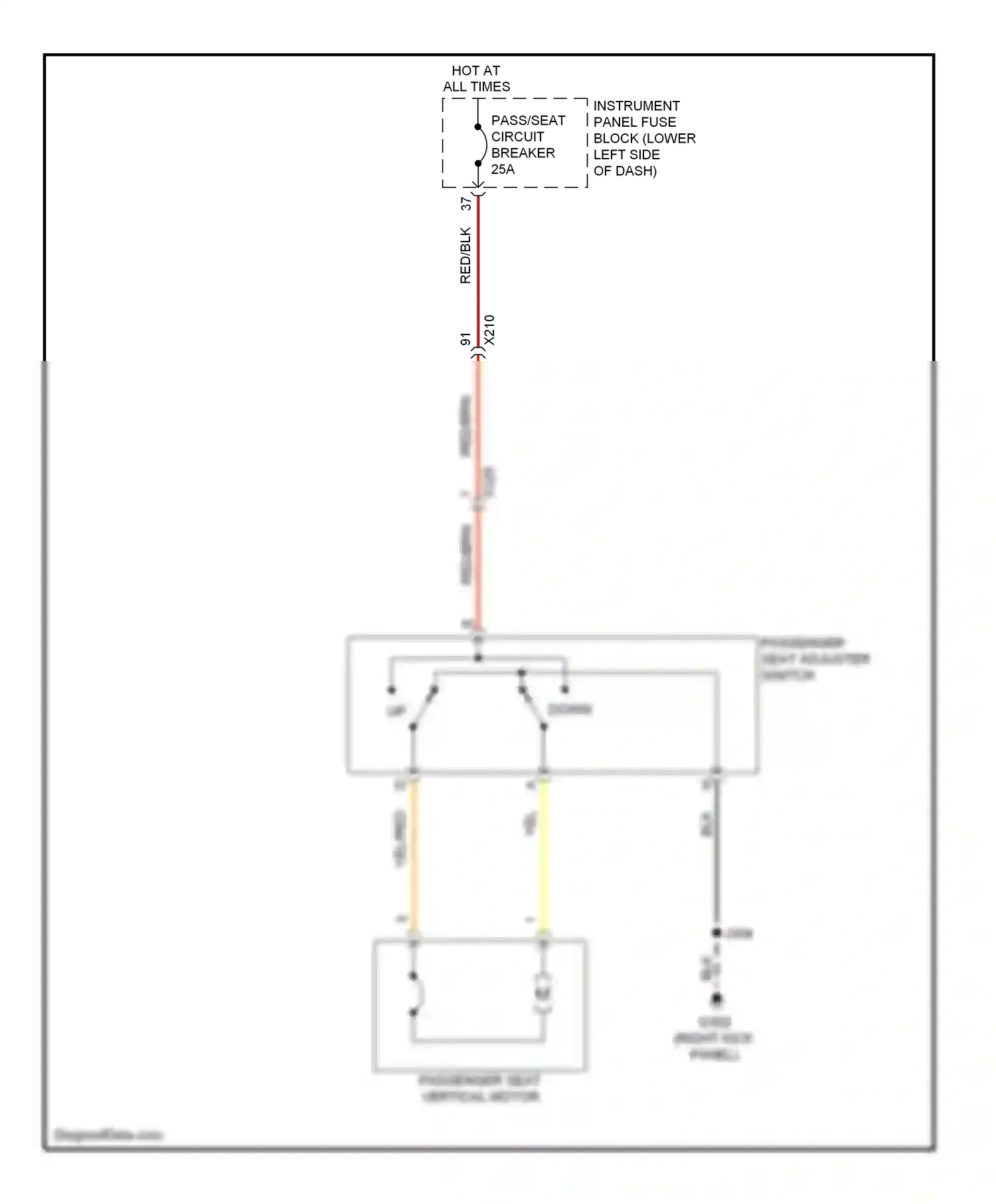 Buick LaCrosse II facelift (2013-2016) red/blk wiring diagram  (12 of 15)