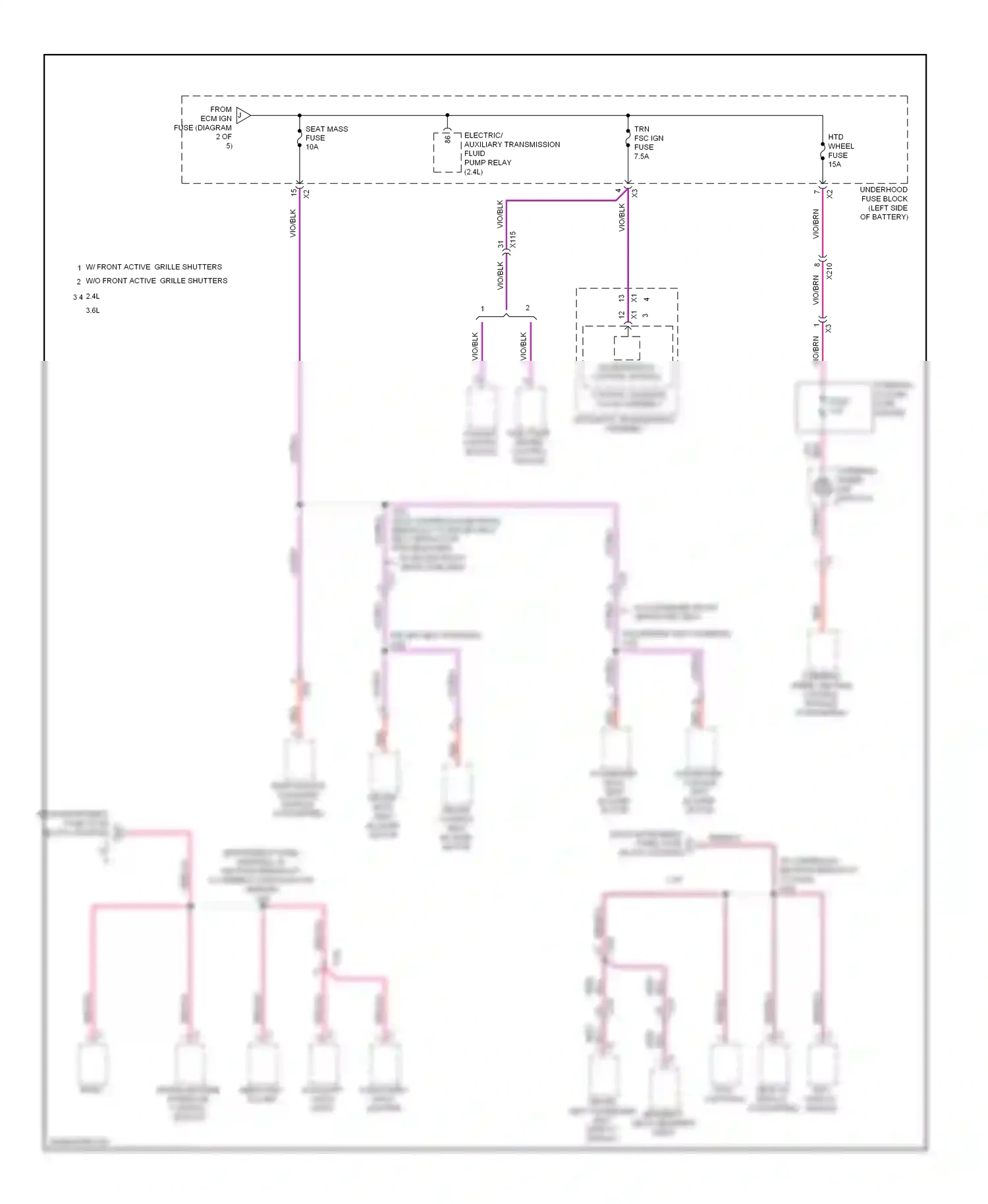 Wiring diagram red/blu for Buick LaCrosse II facelift (2013-2016) (16 of 30)