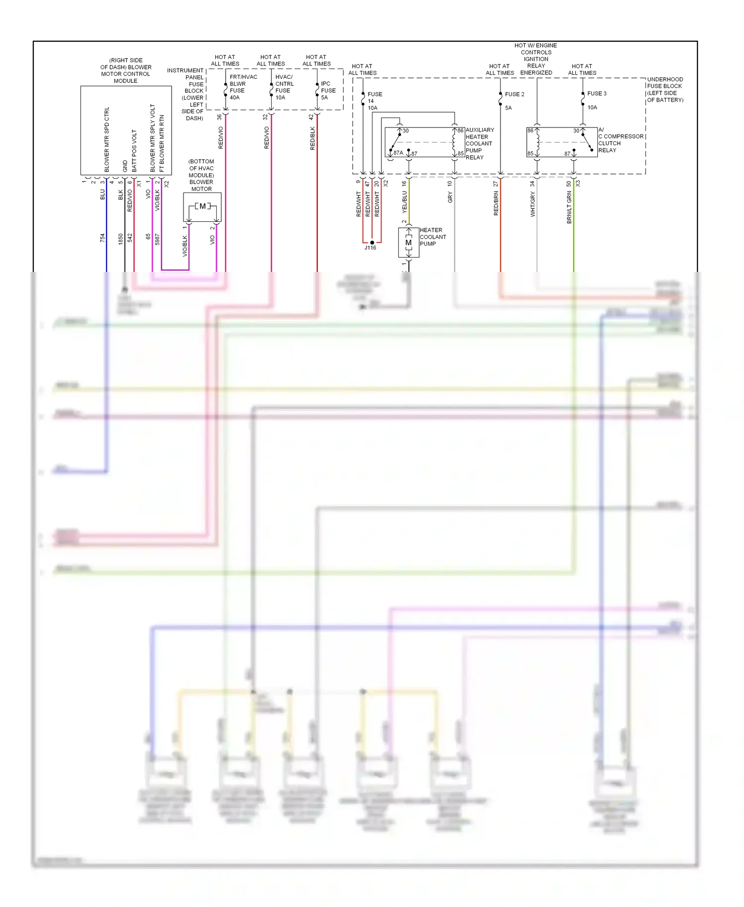 Wiring diagram red/brn for Buick LaCrosse II facelift (2013-2016) (1 of 15)
