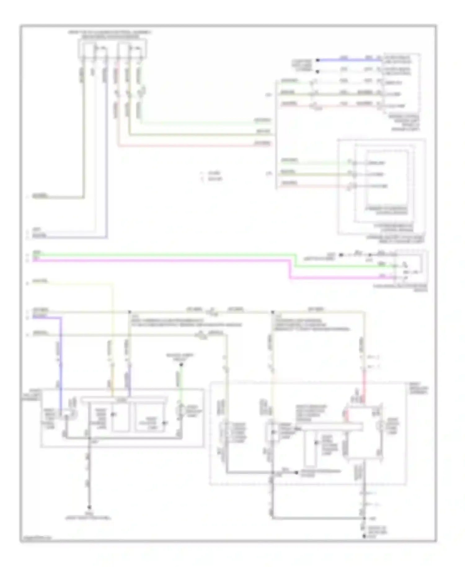 Wiring diagram right front turn signal lamp for Buick LaCrosse II facelift (2013-2016) (1 of 2)