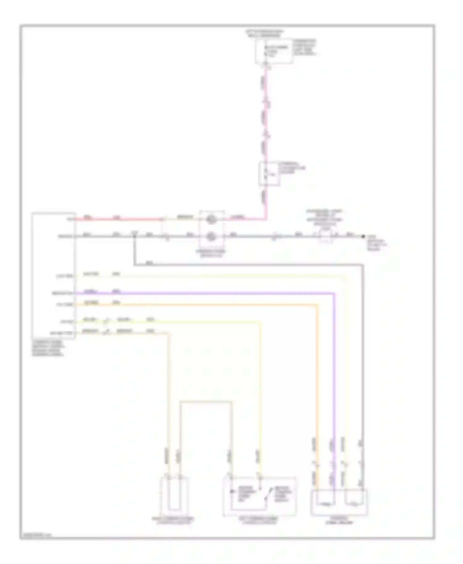 Wiring diagram right steering wheel controls switch for Buick LaCrosse II facelift (2013-2016) (2 of 8)