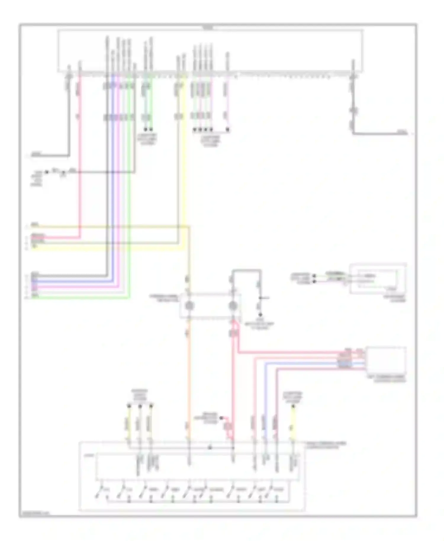 Wiring diagram right steering wheel controls switch for Buick LaCrosse II facelift (2013-2016) (5 of 8)