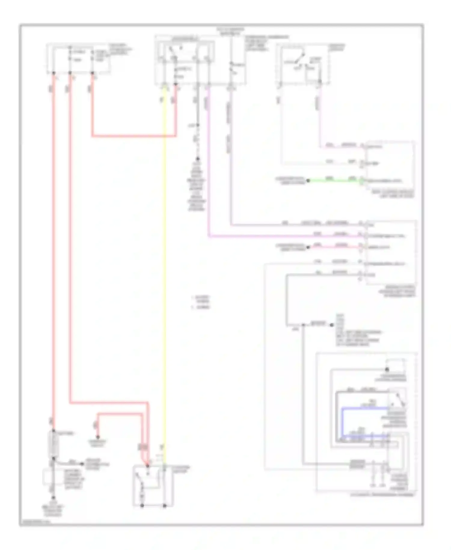 Wiring diagram starter relay ctrl for Buick LaCrosse II facelift (2013-2016) (1 of 1)