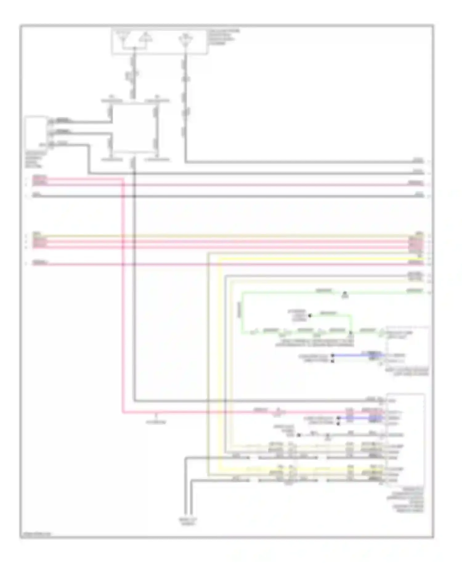 Wiring diagram telematics communications interface control module for Buick LaCrosse II facelift (2013-2016) (1 of 2)