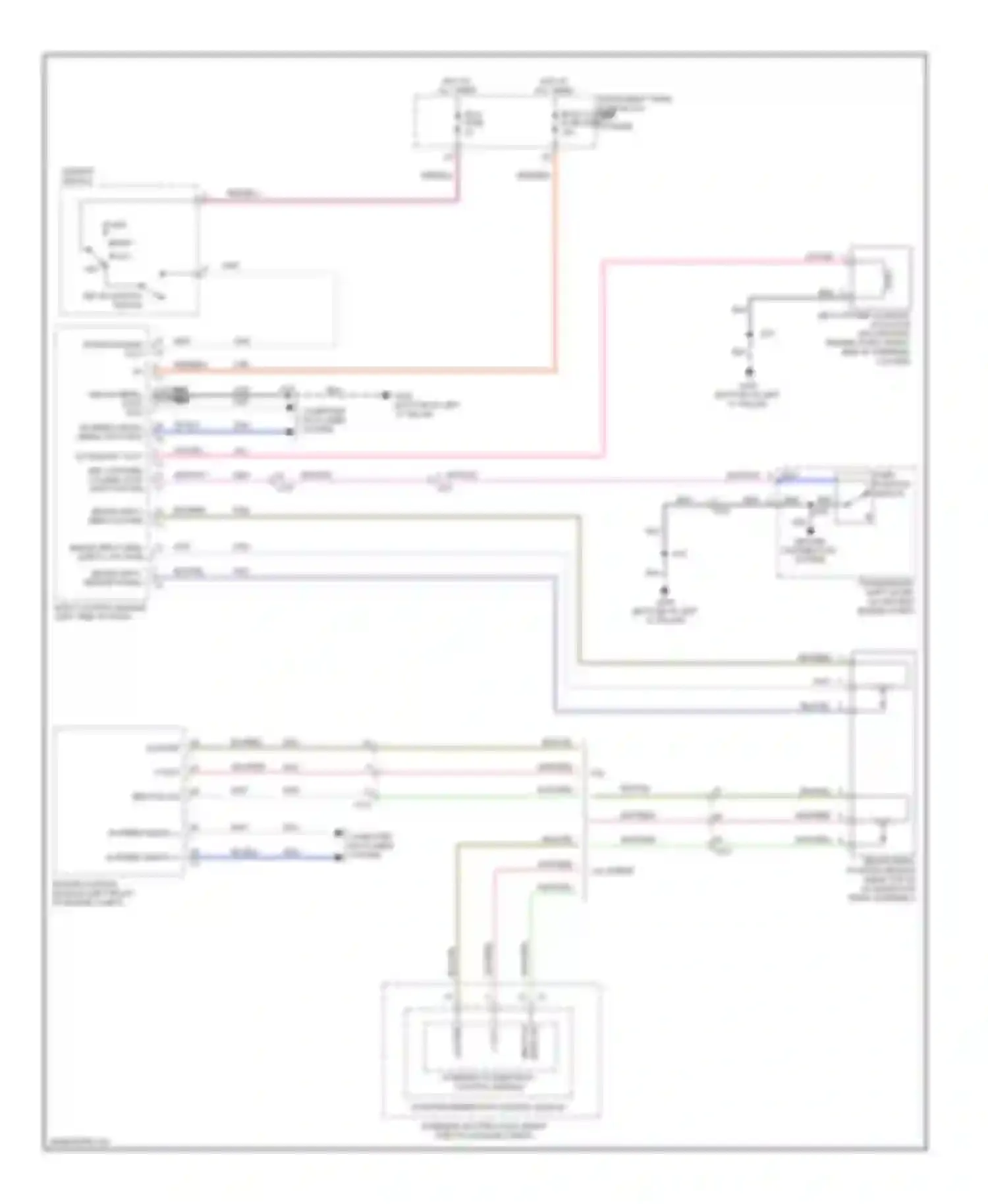 Wiring diagram transmission shift lever (w/ keyless for Buick LaCrosse II facelift (2013-2016) (1 of 1)