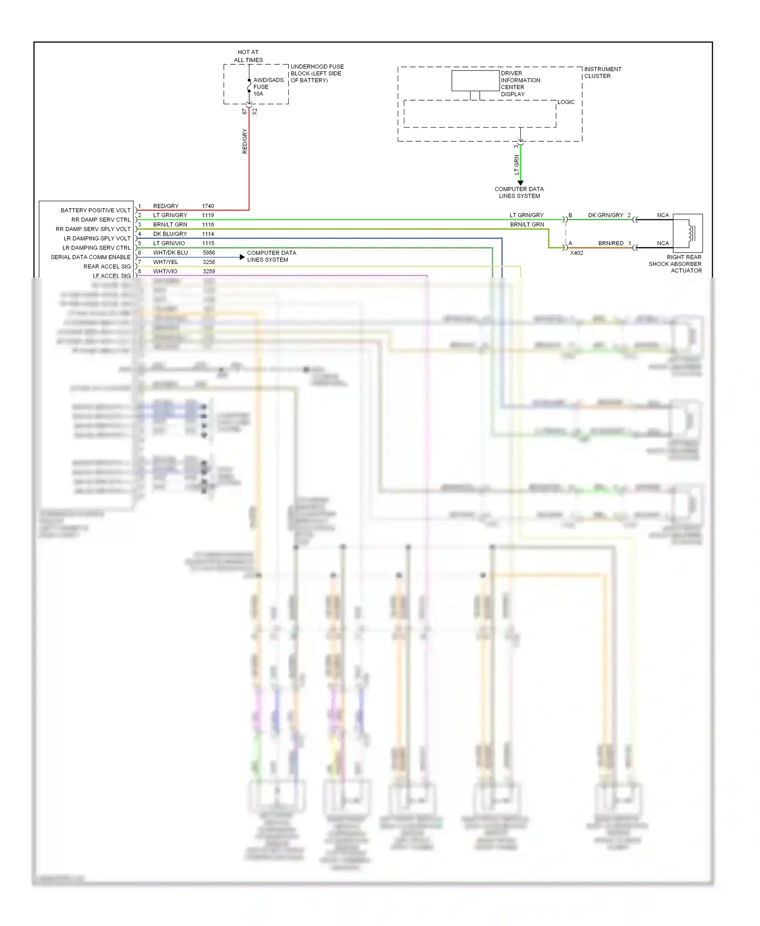 Wiring diagram wht for Buick LaCrosse II facelift (2013-2016) (17 of 86)