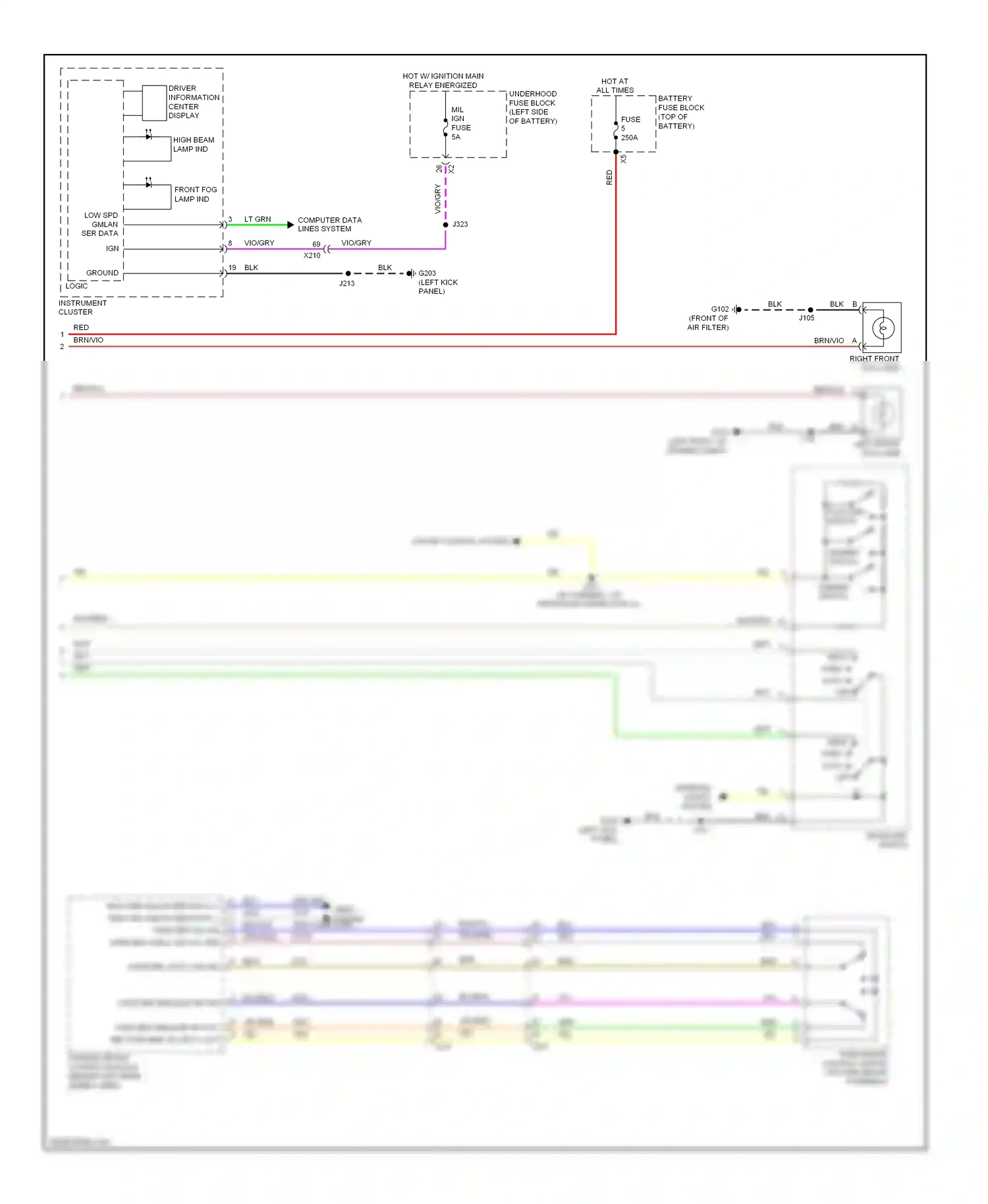 Wiring diagram wht for Buick LaCrosse II facelift (2013-2016) (37 of 86)