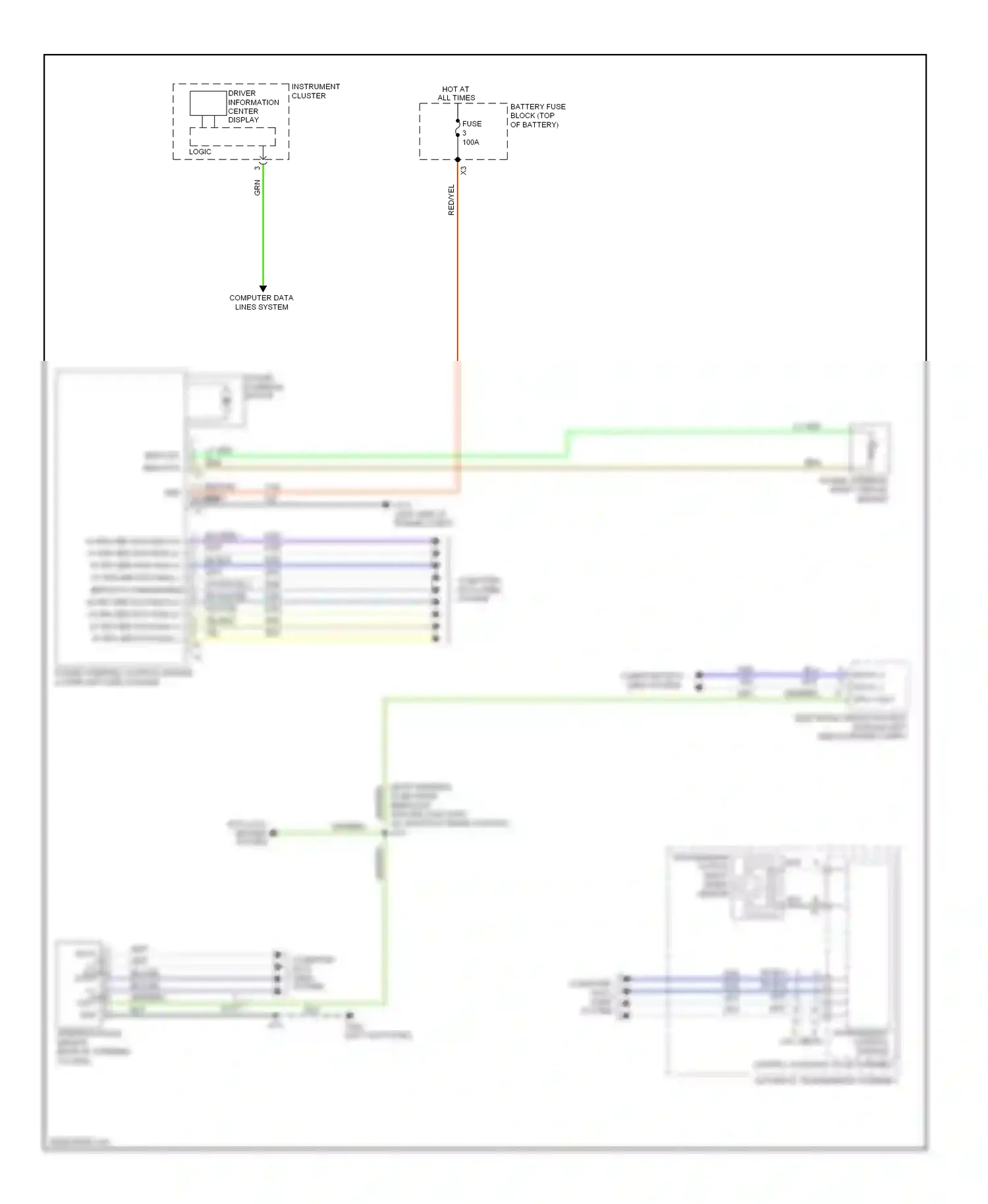 Wiring diagram wht/yel for Buick LaCrosse II facelift (2013-2016) (3 of 20)