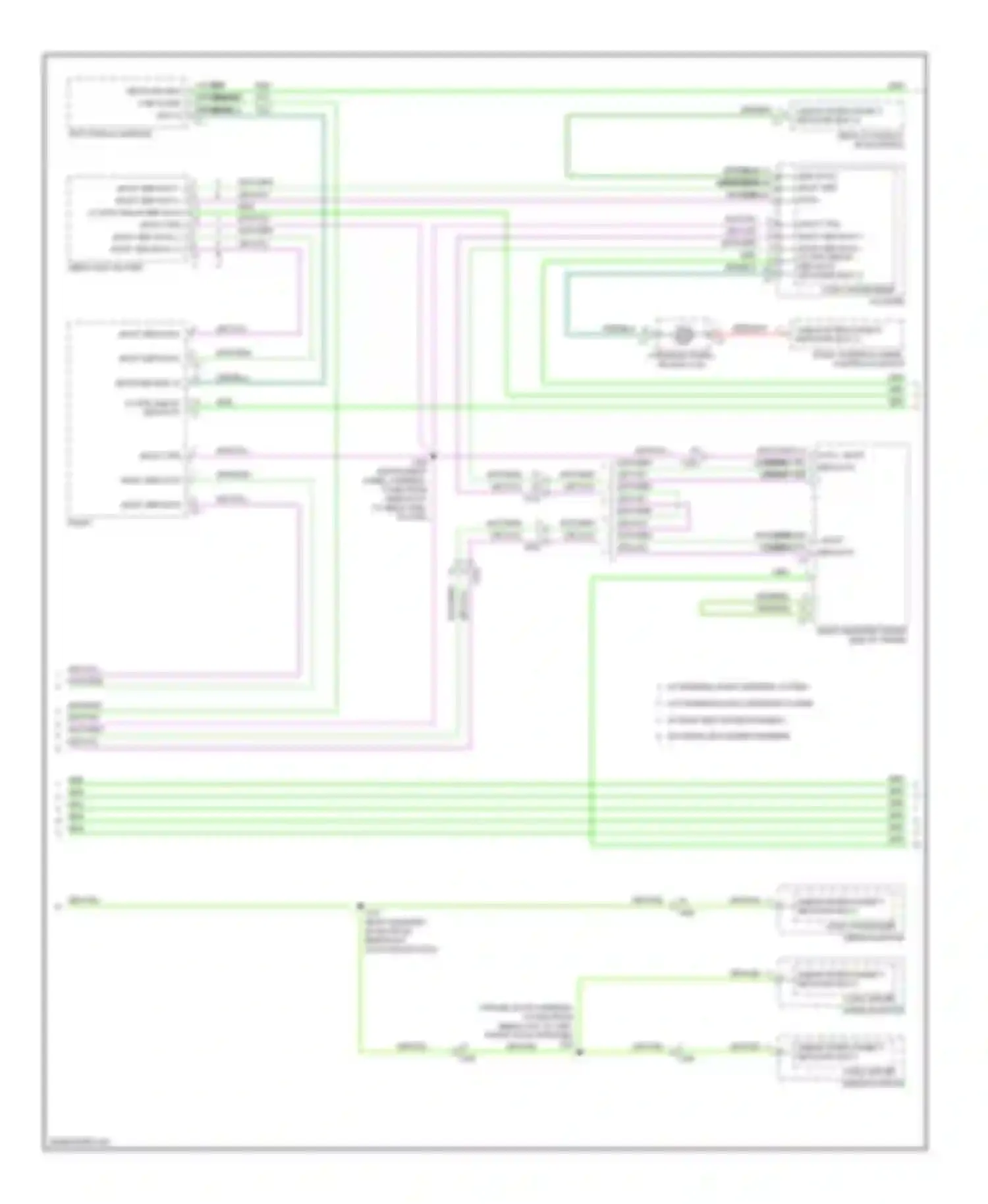 Wiring diagram w/o premium audio speaker system for Buick LaCrosse II facelift (2013-2016) (1 of 1)