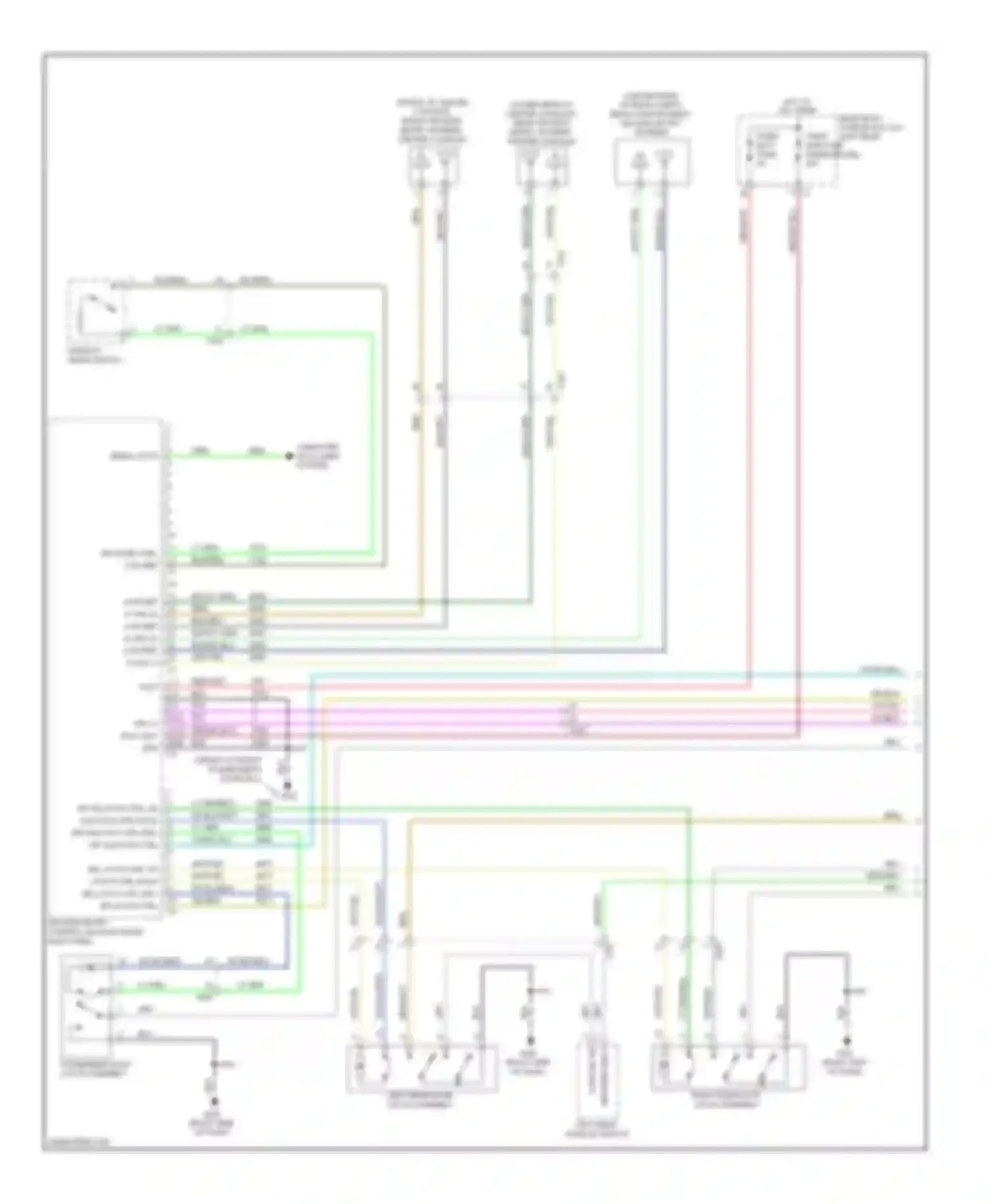 LaCrosse Buick II (2009-2013): Forced entry circuit, with passive keyless entry (1 of 3)