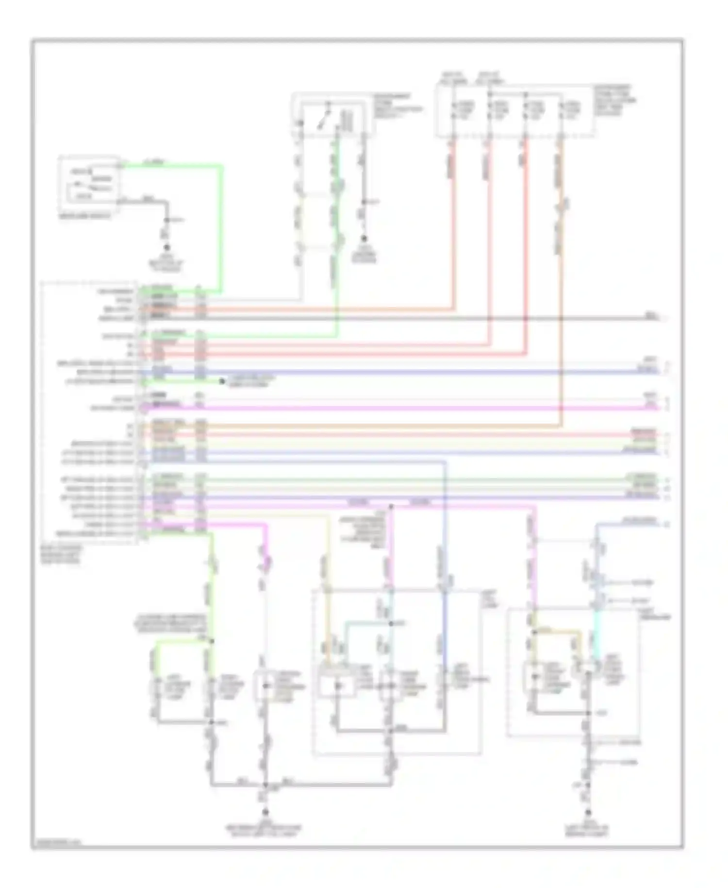 LaCrosse Buick II (2009-2013): Exterior lamps circuit (1 of 2)