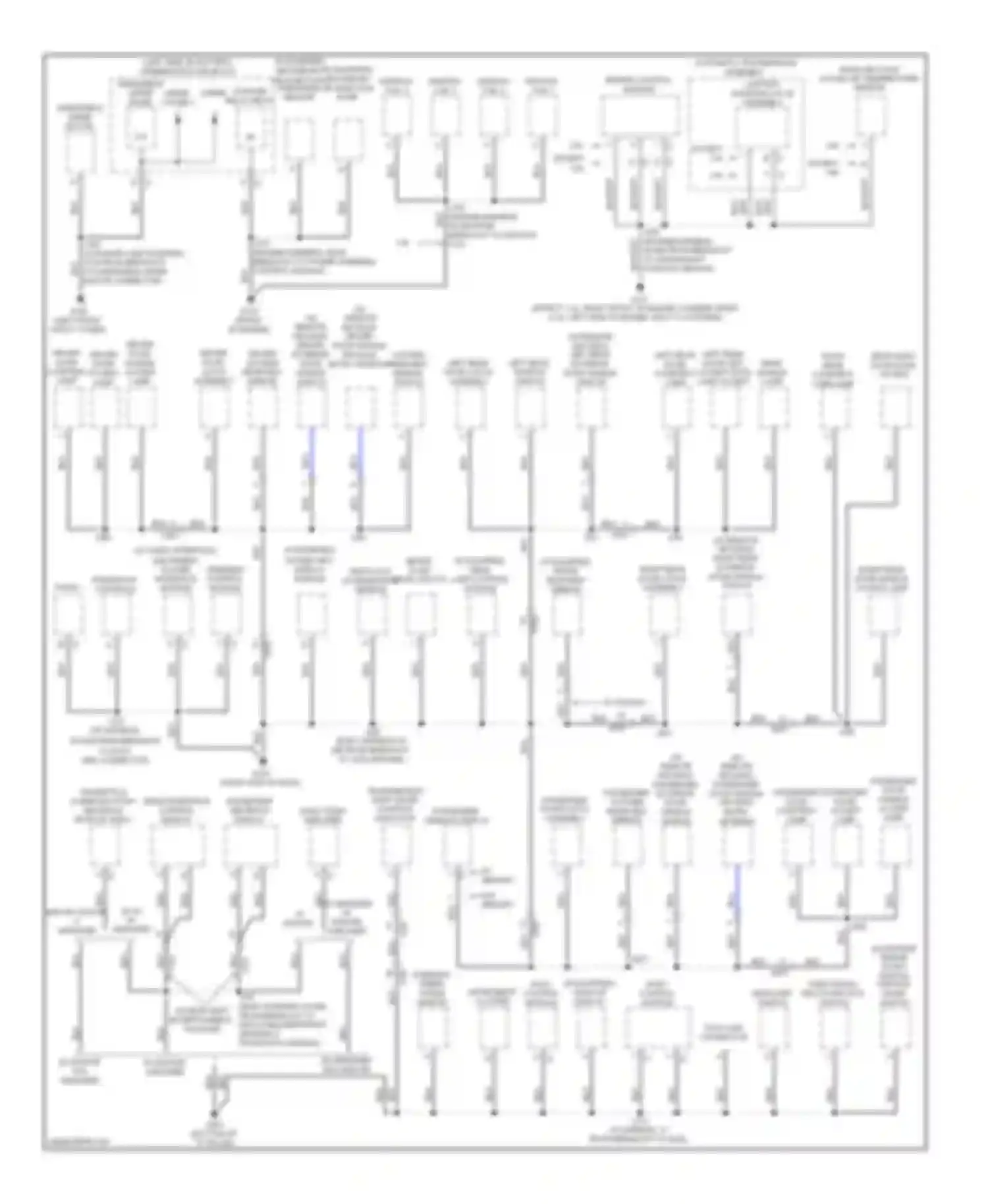 LaCrosse Buick II (2009-2013): Ground distribution circuit (2 of 4)