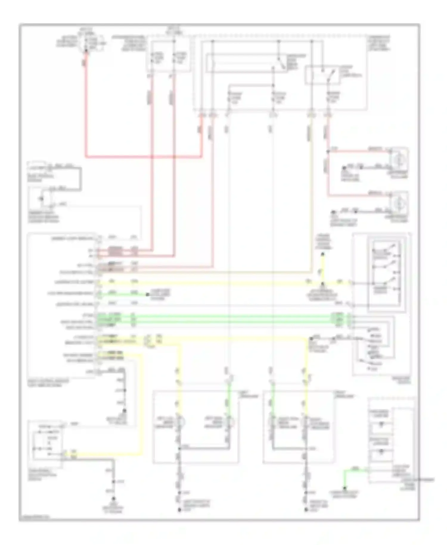 LaCrosse Buick II (2009-2013): Headlamps circuit, without high intensity discharge
