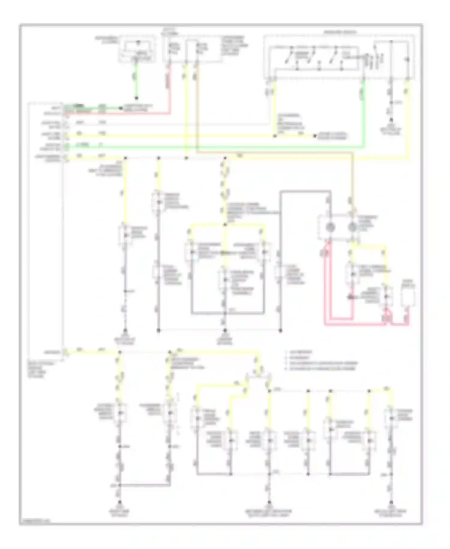 LaCrosse Buick II (2009-2013): Instrument illumination circuit
