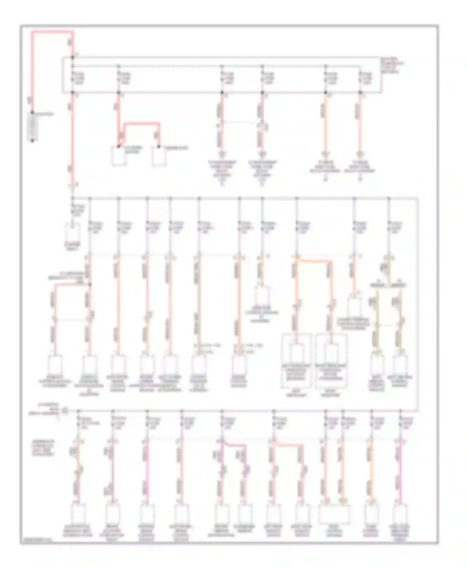 LaCrosse Buick II (2009-2013): Power distribution circuit (1 of 5)