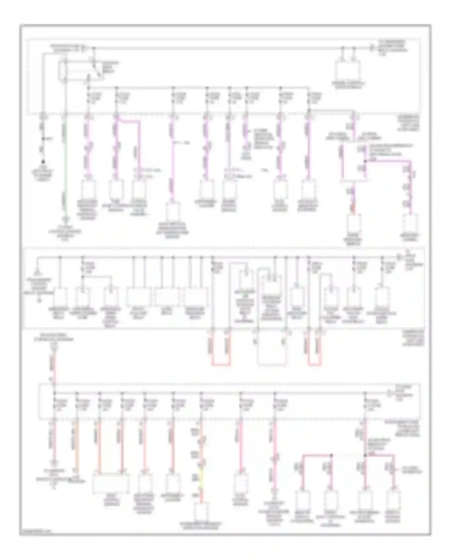 LaCrosse Buick II (2009-2013): Power distribution circuit (2 of 5)