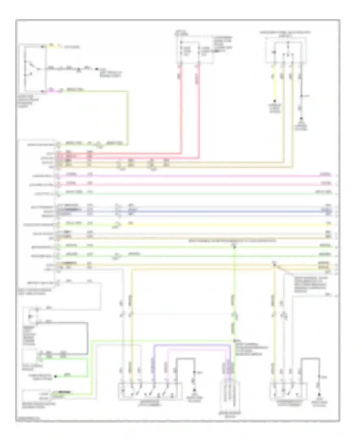LaCrosse Buick II (2009-2013): Power door locks circuit, without passive keyless entry (1 of 2)