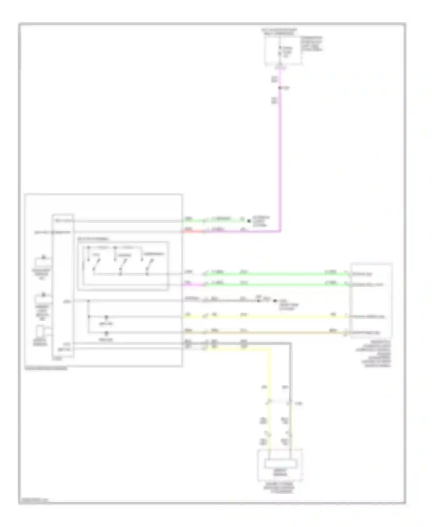 LaCrosse Buick II (2009-2013): Electrochromic mirror circuit