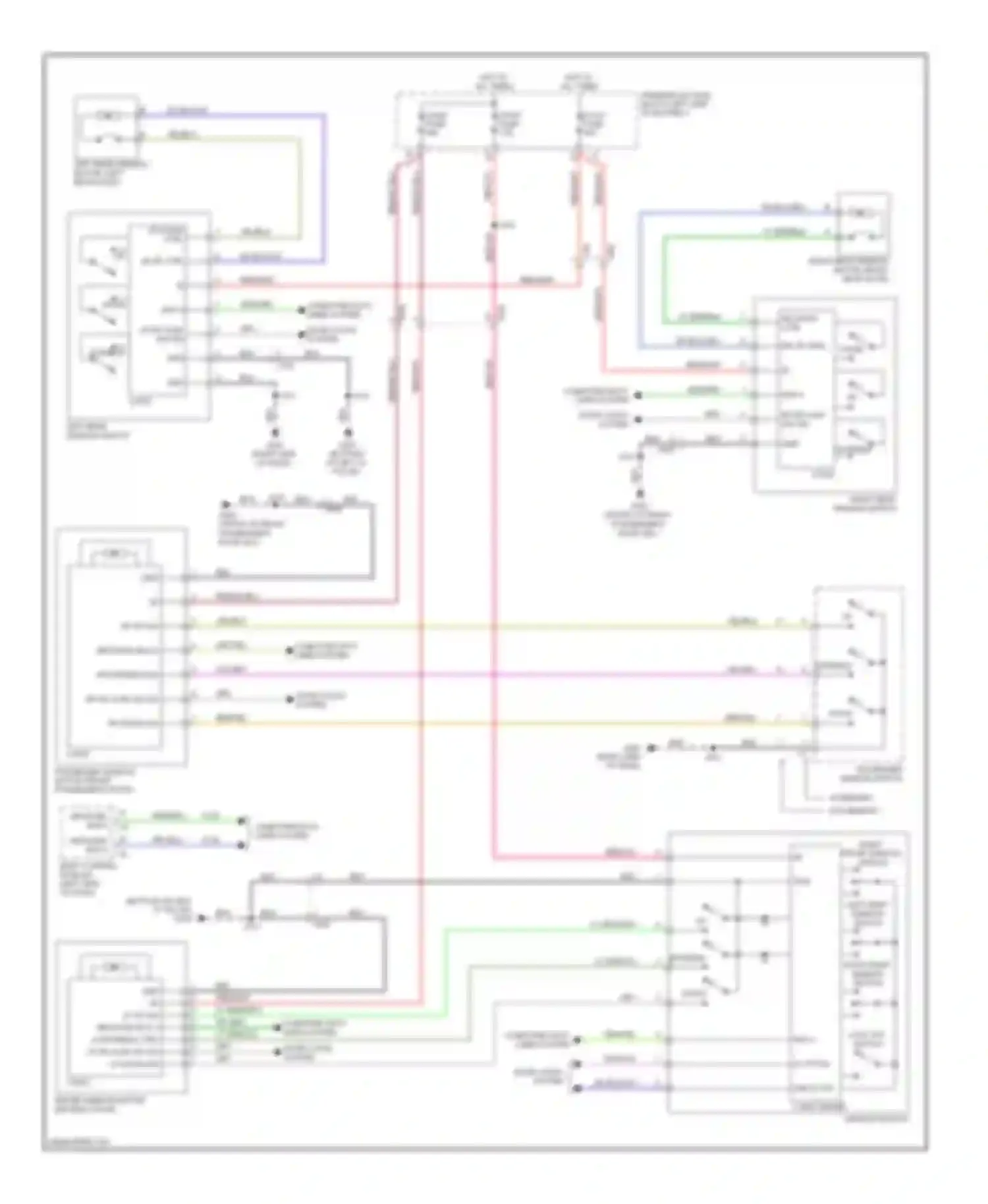 LaCrosse Buick II (2009-2013): Power windows circuit