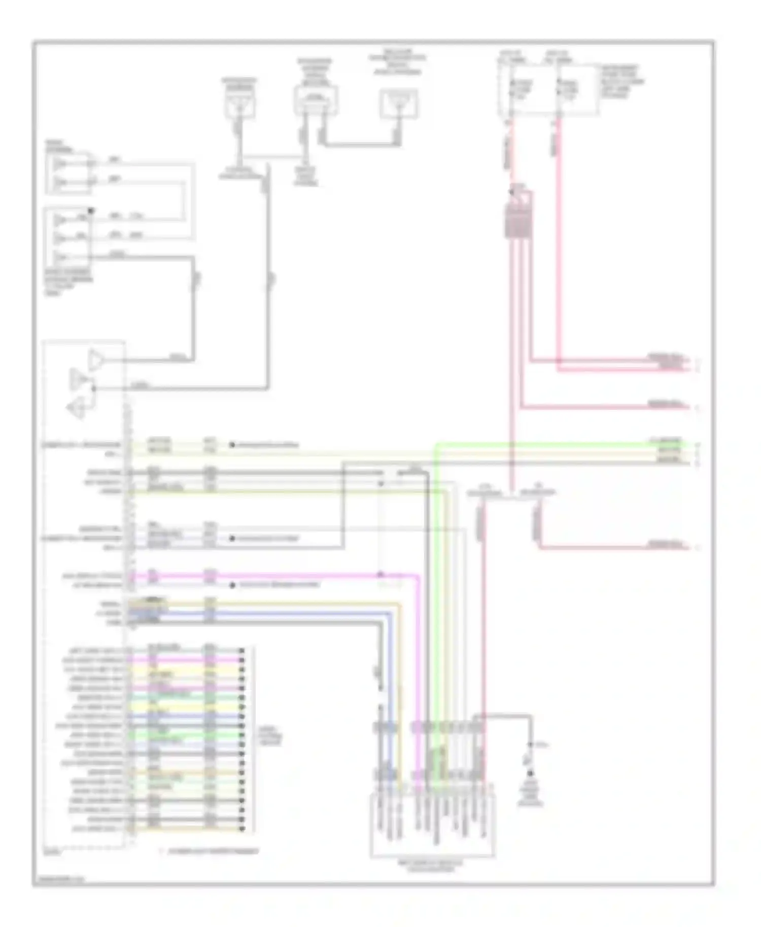 LaCrosse Buick II (2009-2013): Radio circuit, with amplifier (1 of 5)