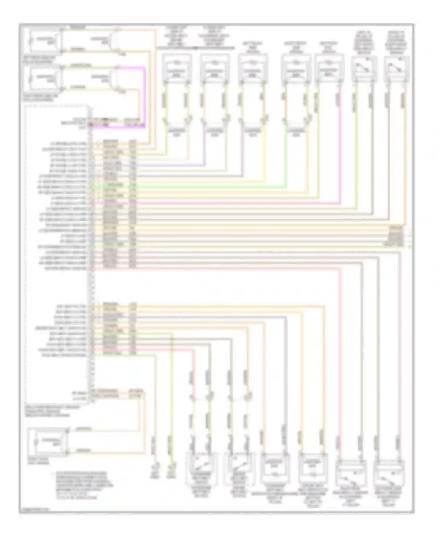 LaCrosse Buick II (2009-2013): Supplemental restraints circuit (1 of 2)