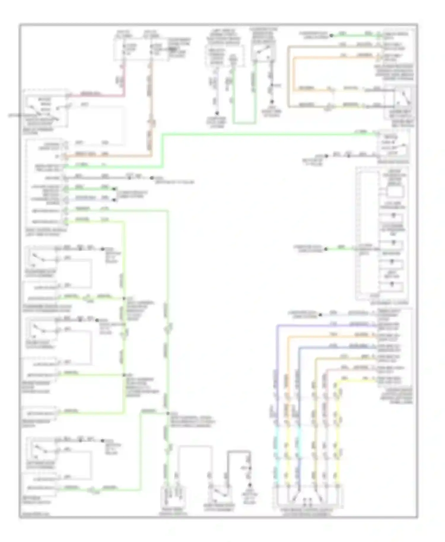LaCrosse Buick II (2009-2013): Warning systems circuit