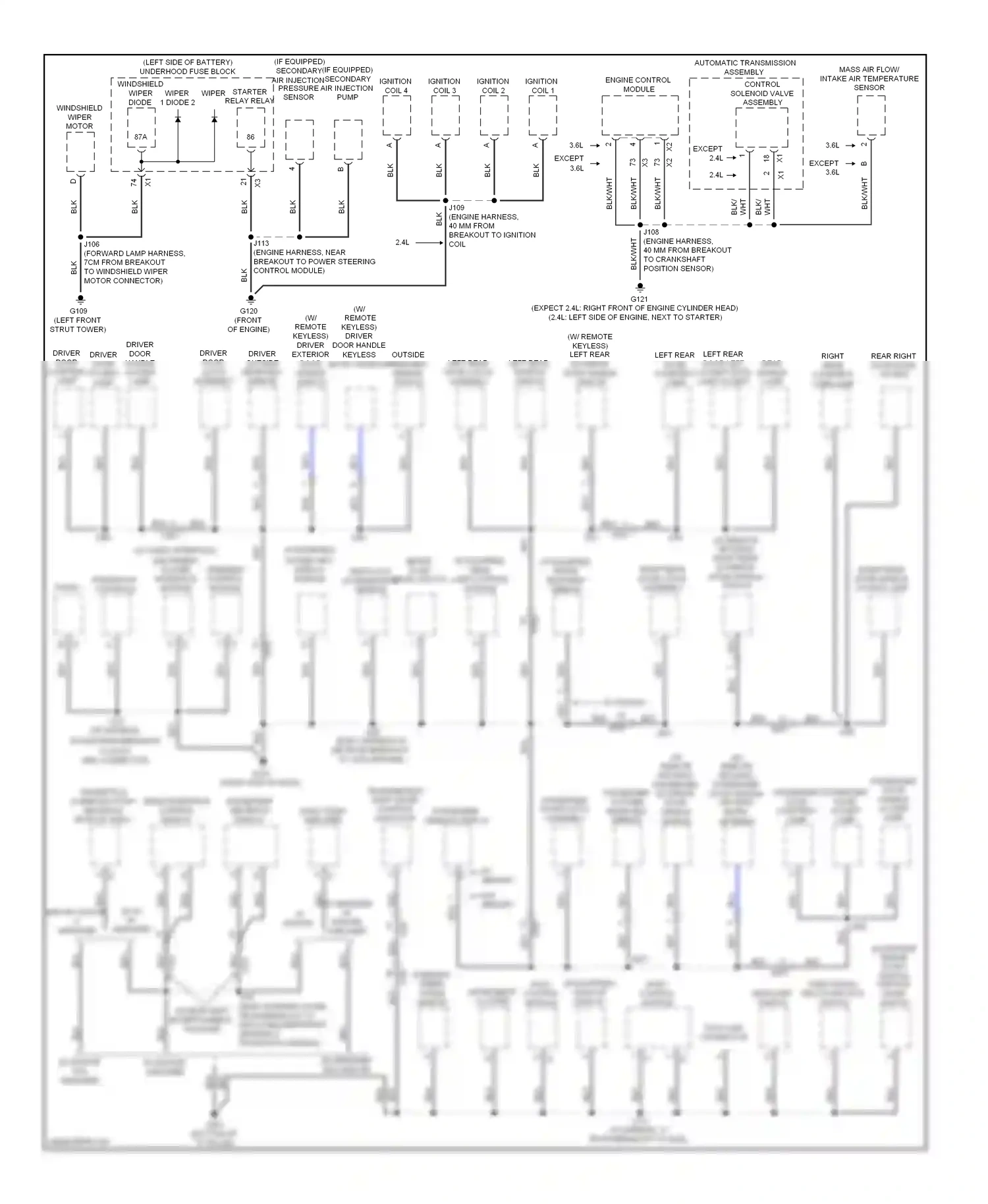 Buick LaCrosse II (2009-2013) 2.4l wiring diagram  (1 of 3)