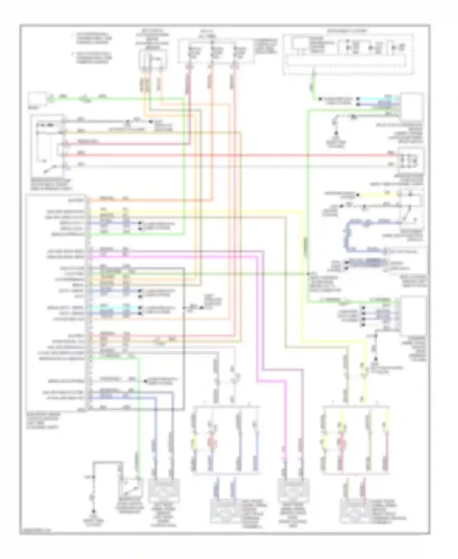 Wiring diagram 2500 2501 computer data lines system for Buick LaCrosse II (2009-2013) (1 of 3)