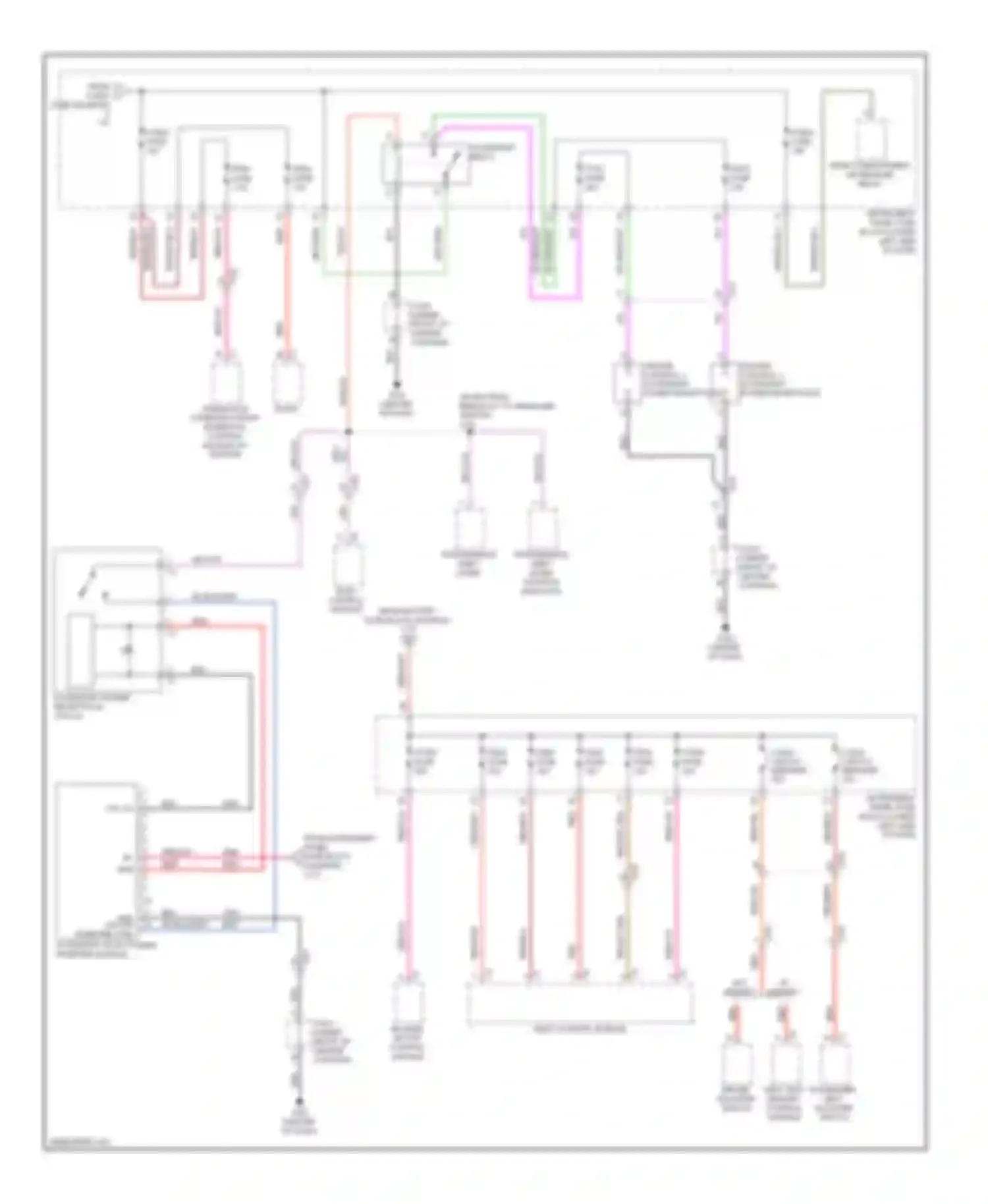 Wiring diagram accessory relay for Buick LaCrosse II (2009-2013) (1 of 1)