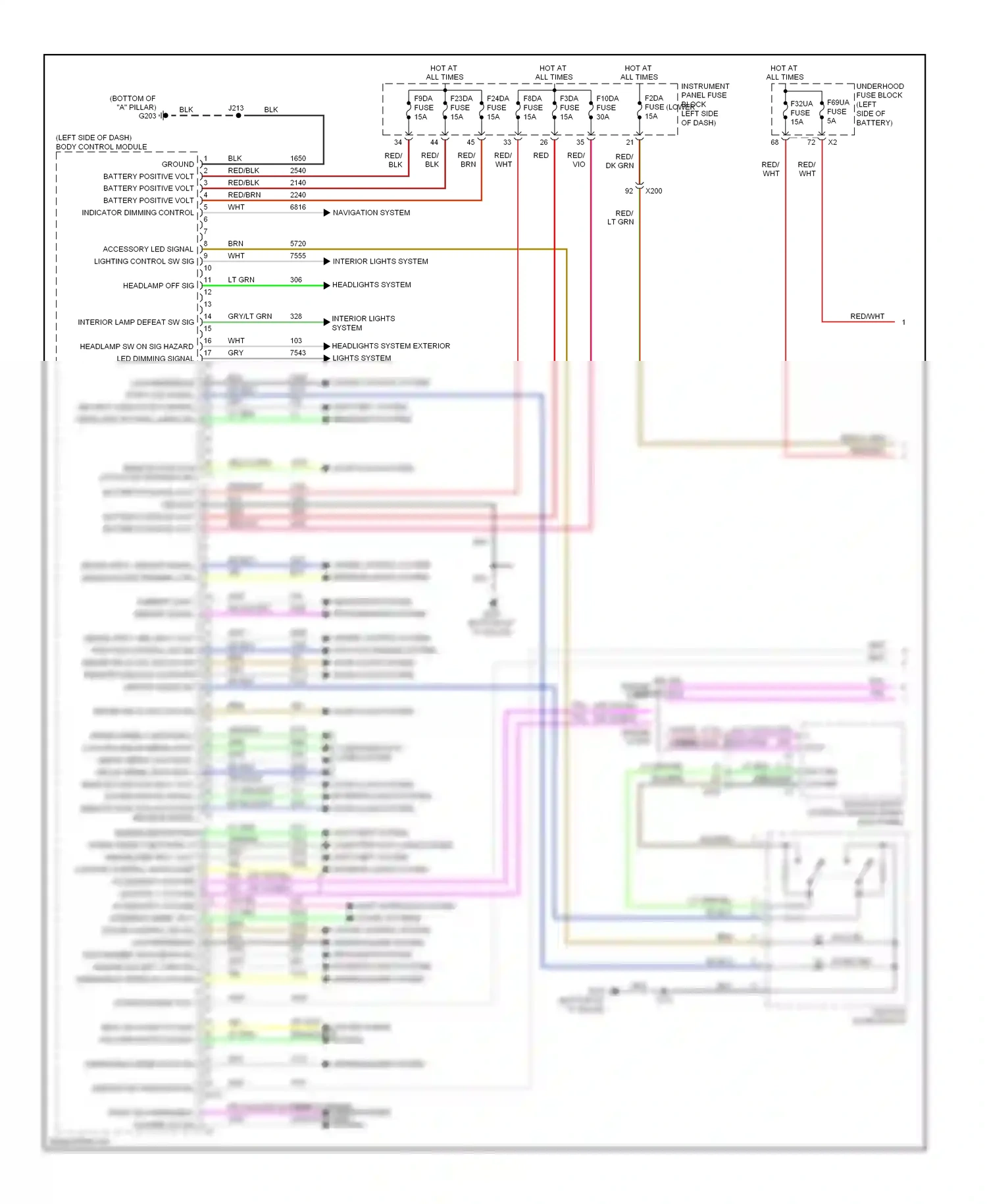 Buick LaCrosse II (2009-2013) brn wiring diagram  (2 of 53)