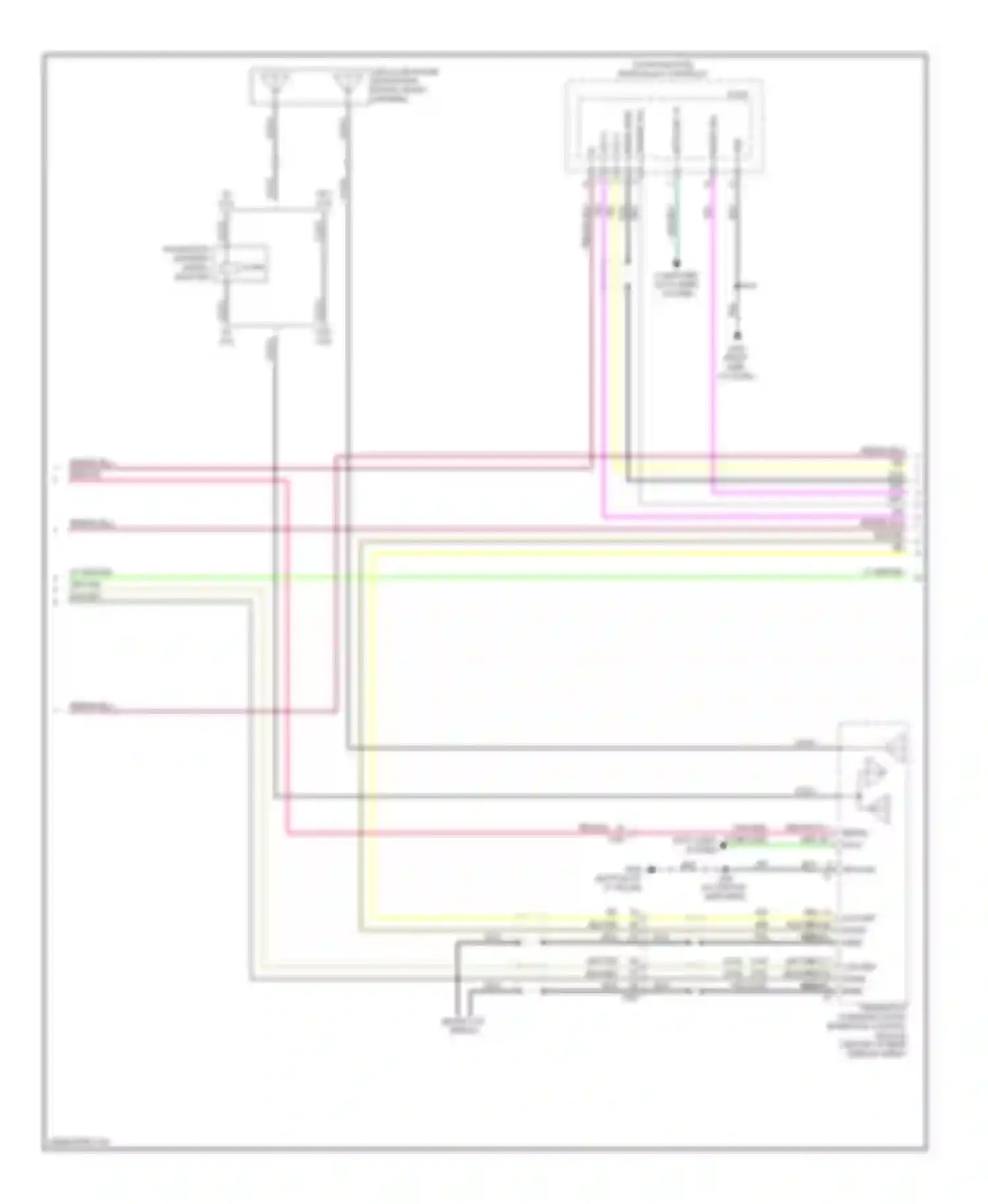 Wiring diagram center sig for Buick LaCrosse II (2009-2013) (1 of 4)