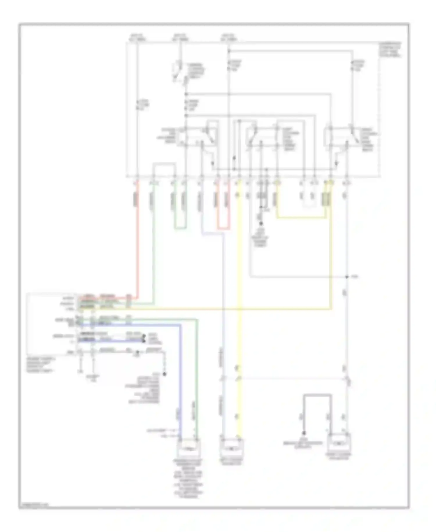 Wiring diagram cooling fan low speed relay for Buick LaCrosse II (2009-2013) (2 of 3)