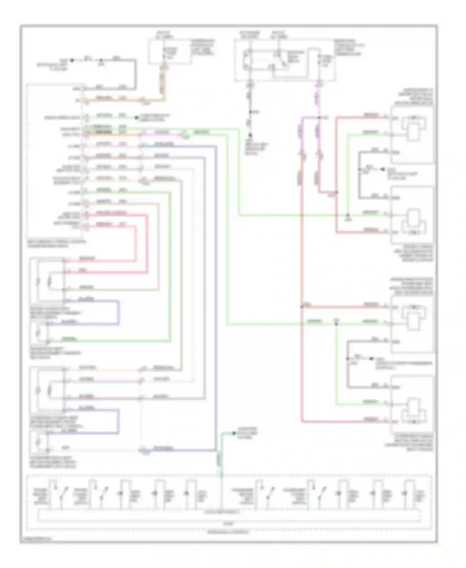 Wiring diagram grn/blk for Buick LaCrosse II (2009-2013) (1 of 4)