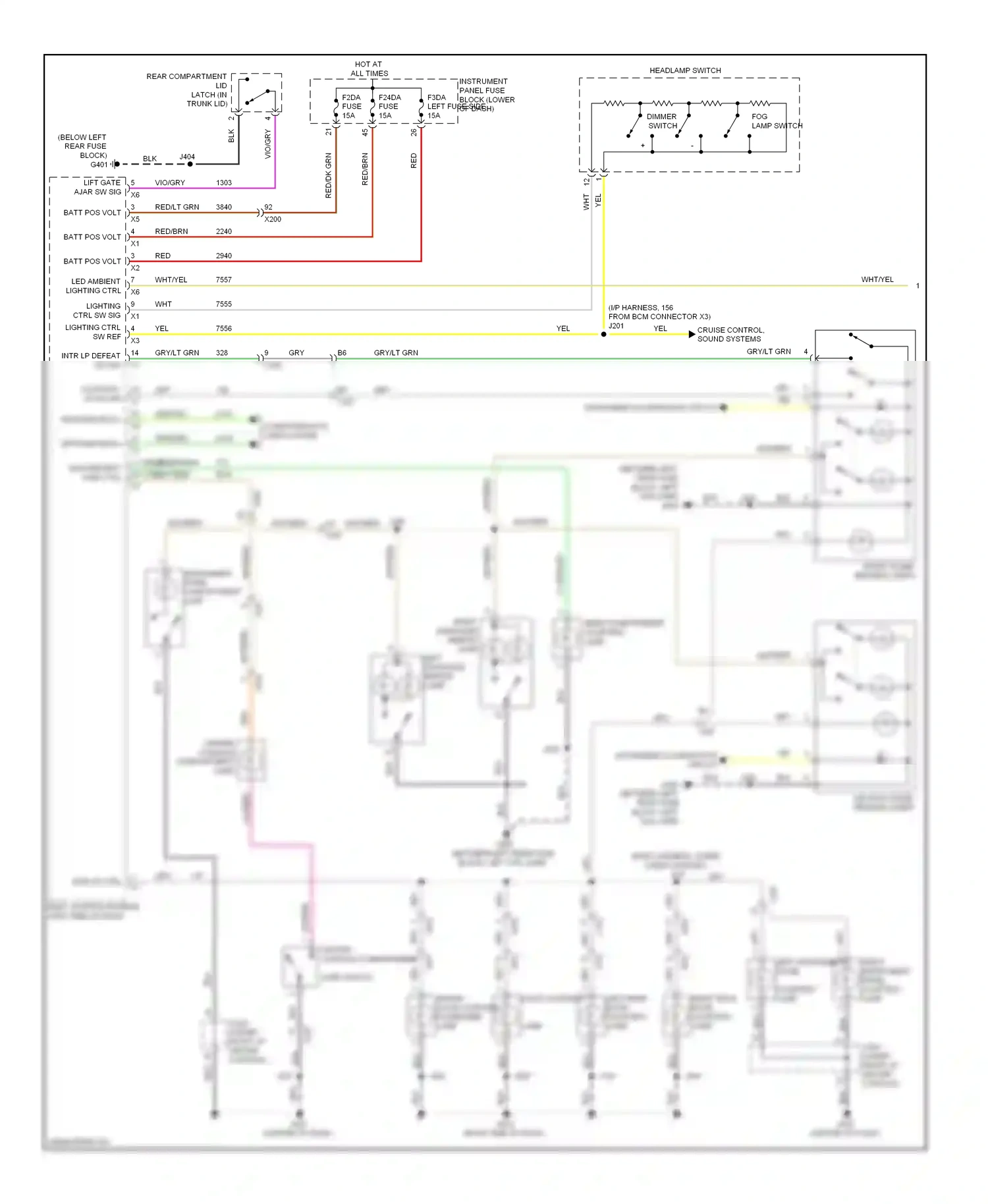 Buick LaCrosse II (2009-2013) gry wiring diagram  (22 of 68)