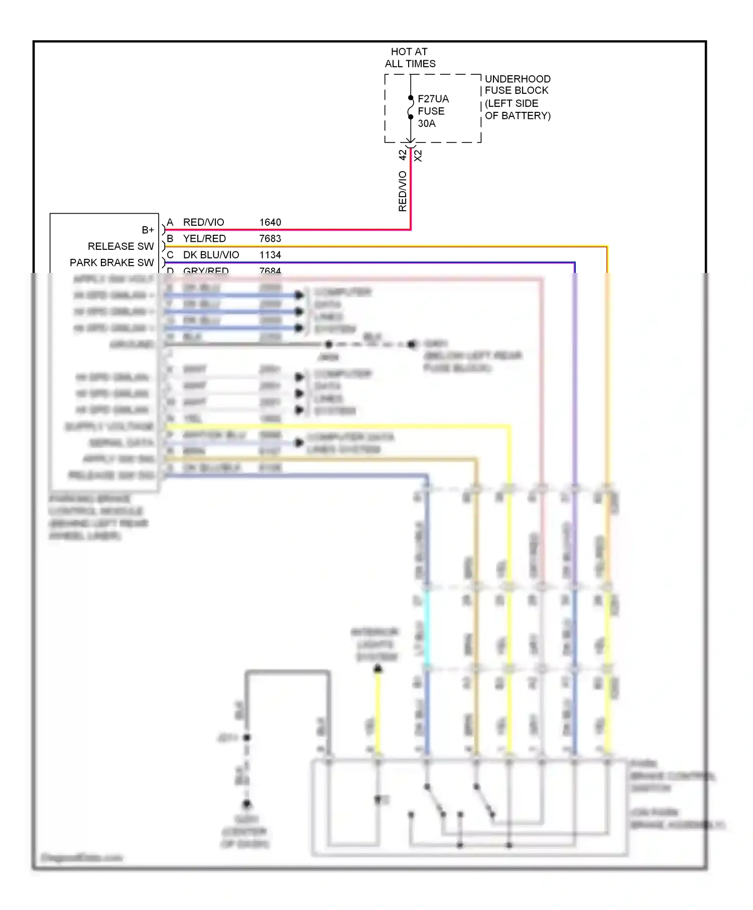 Buick LaCrosse II (2009-2013) gry wiring diagram  (51 of 68)