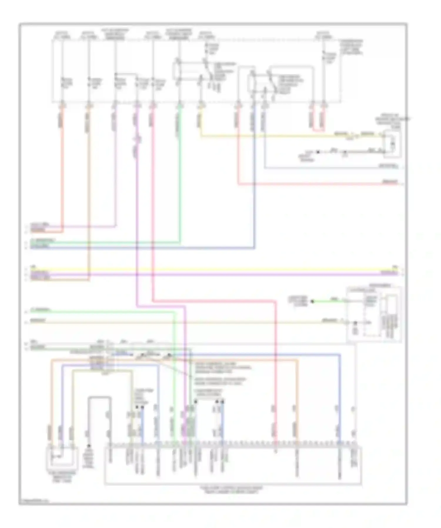 Wiring diagram instrument cluster logic for Buick LaCrosse II (2009-2013) (1 of 1)