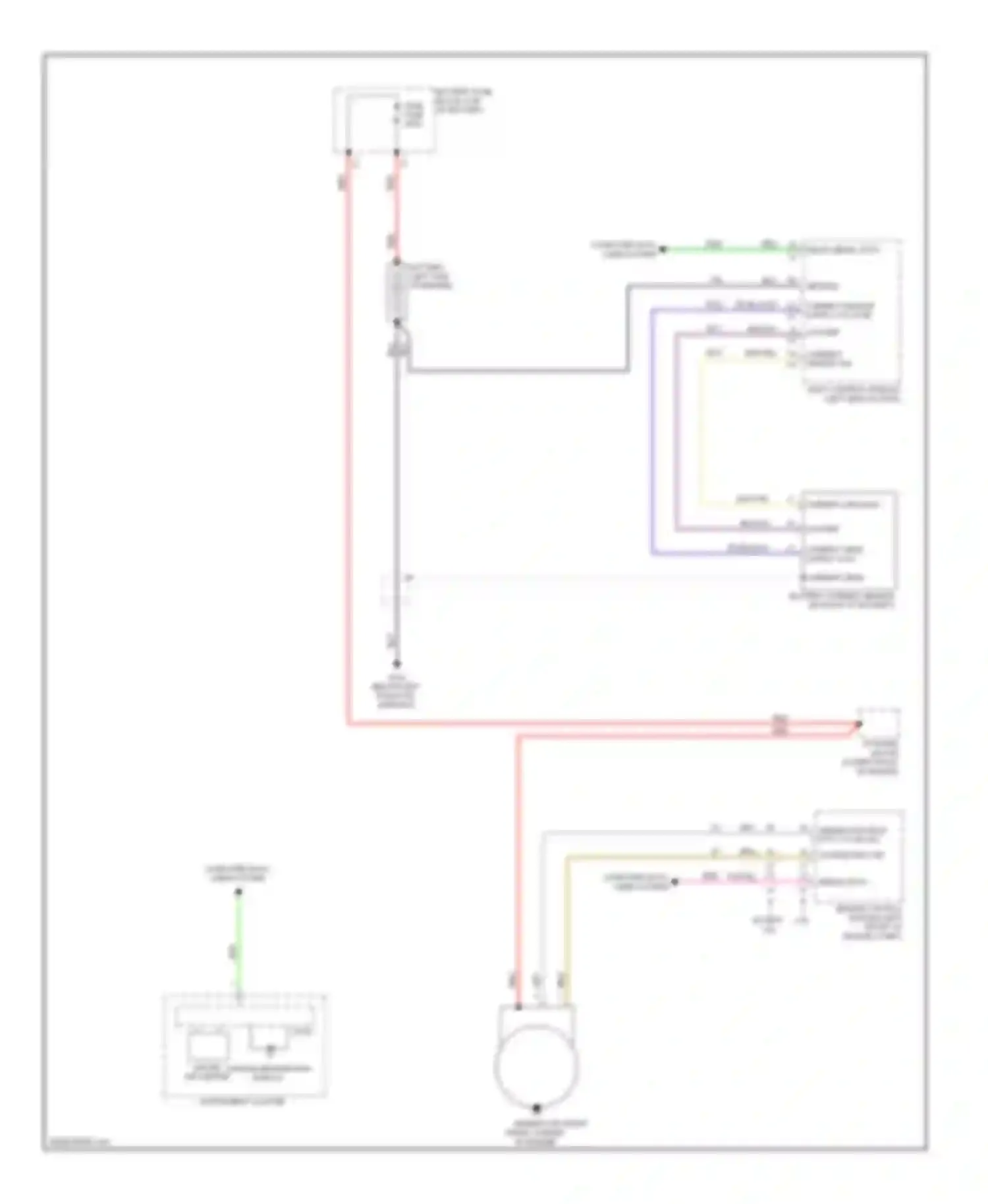 Wiring diagram instrument cluster for Buick LaCrosse II (2009-2013) (13 of 21)