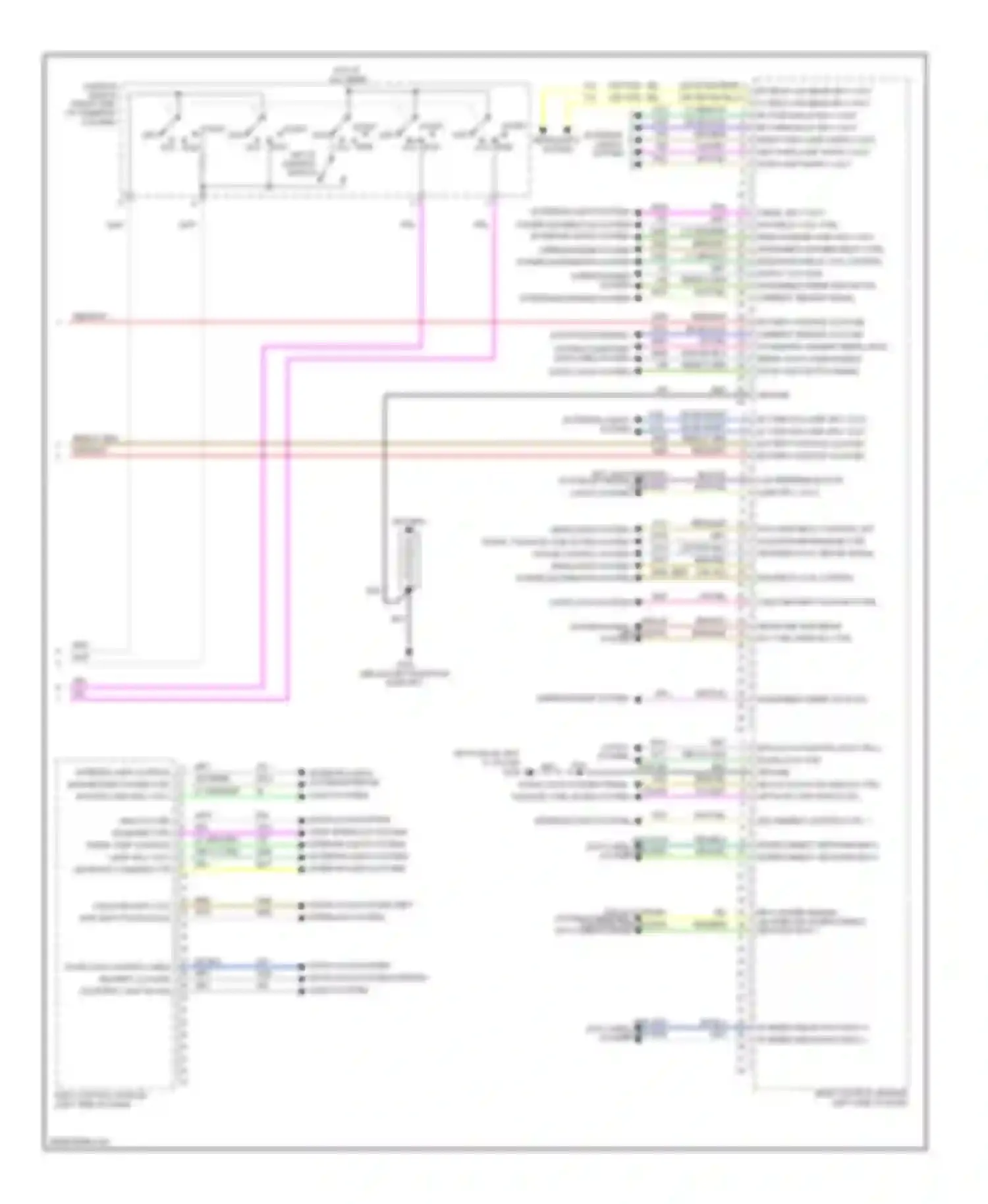 Wiring diagram interconnect network bus 2 interconnect network bus 3 for Buick LaCrosse II (2009-2013) (1 of 1)