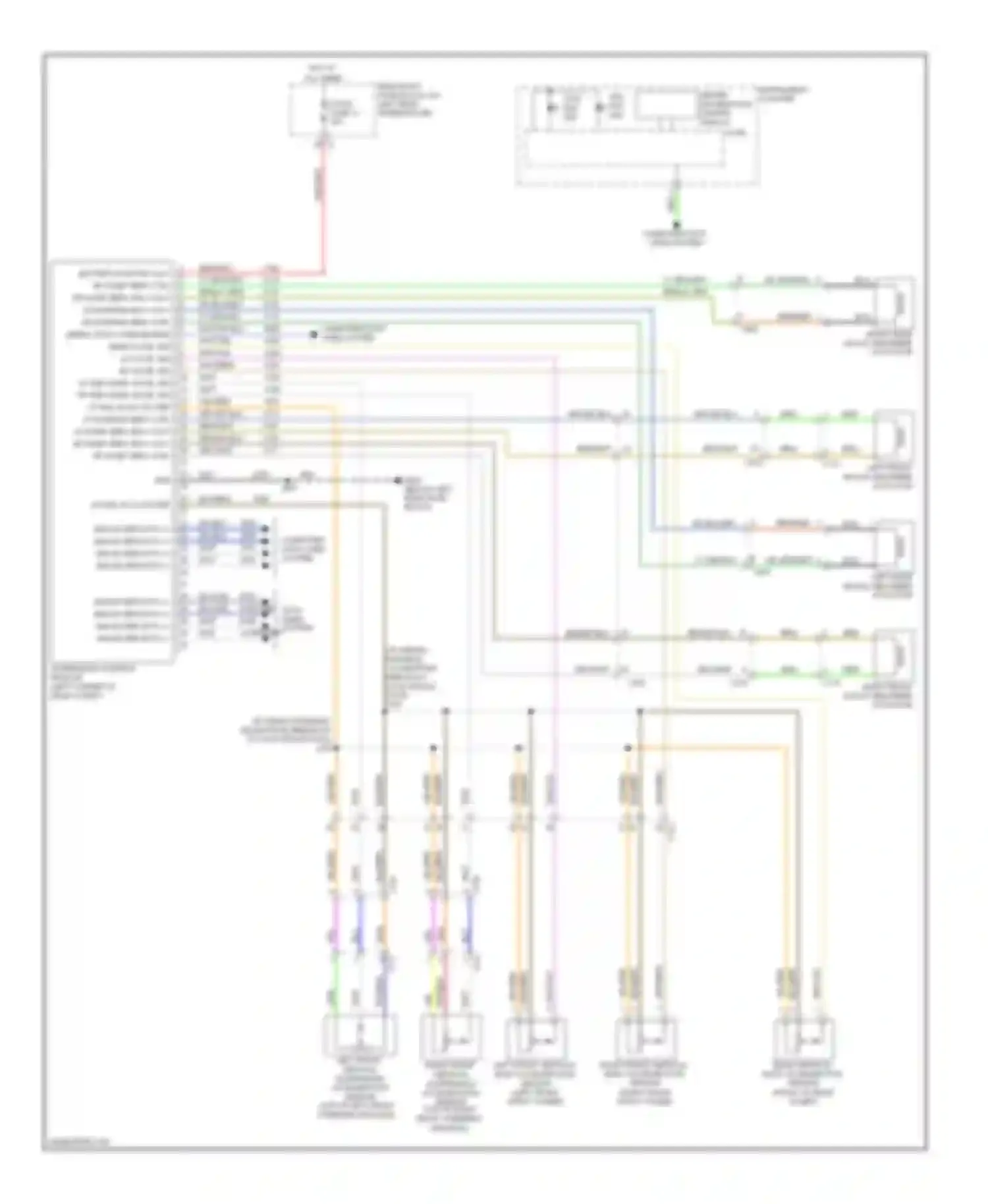 Wiring diagram (i/p wiring harness, 200 mm from breakout for Buick LaCrosse II (2009-2013) (1 of 1)