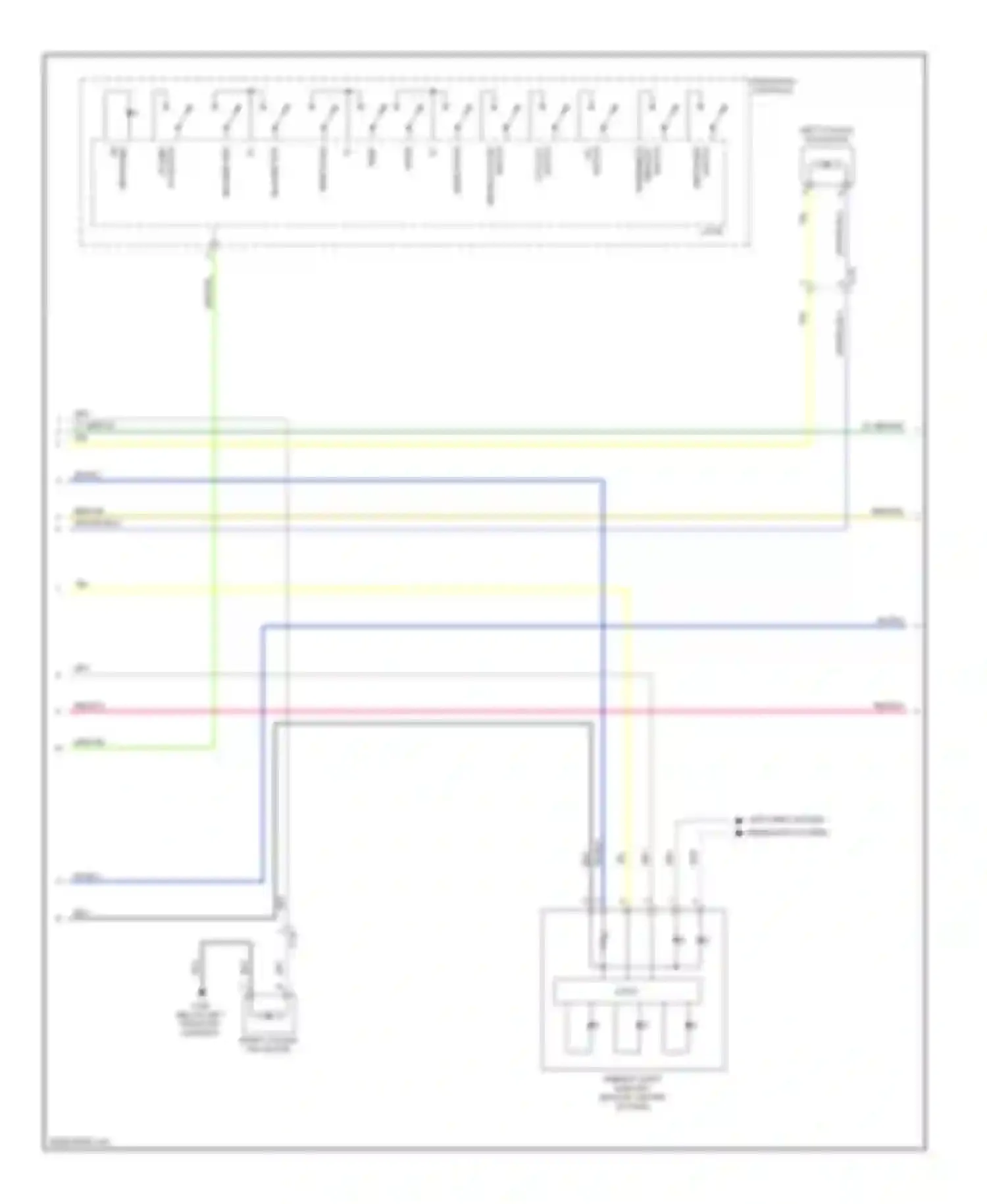 Wiring diagram power on switch for Buick LaCrosse II (2009-2013) (1 of 1)