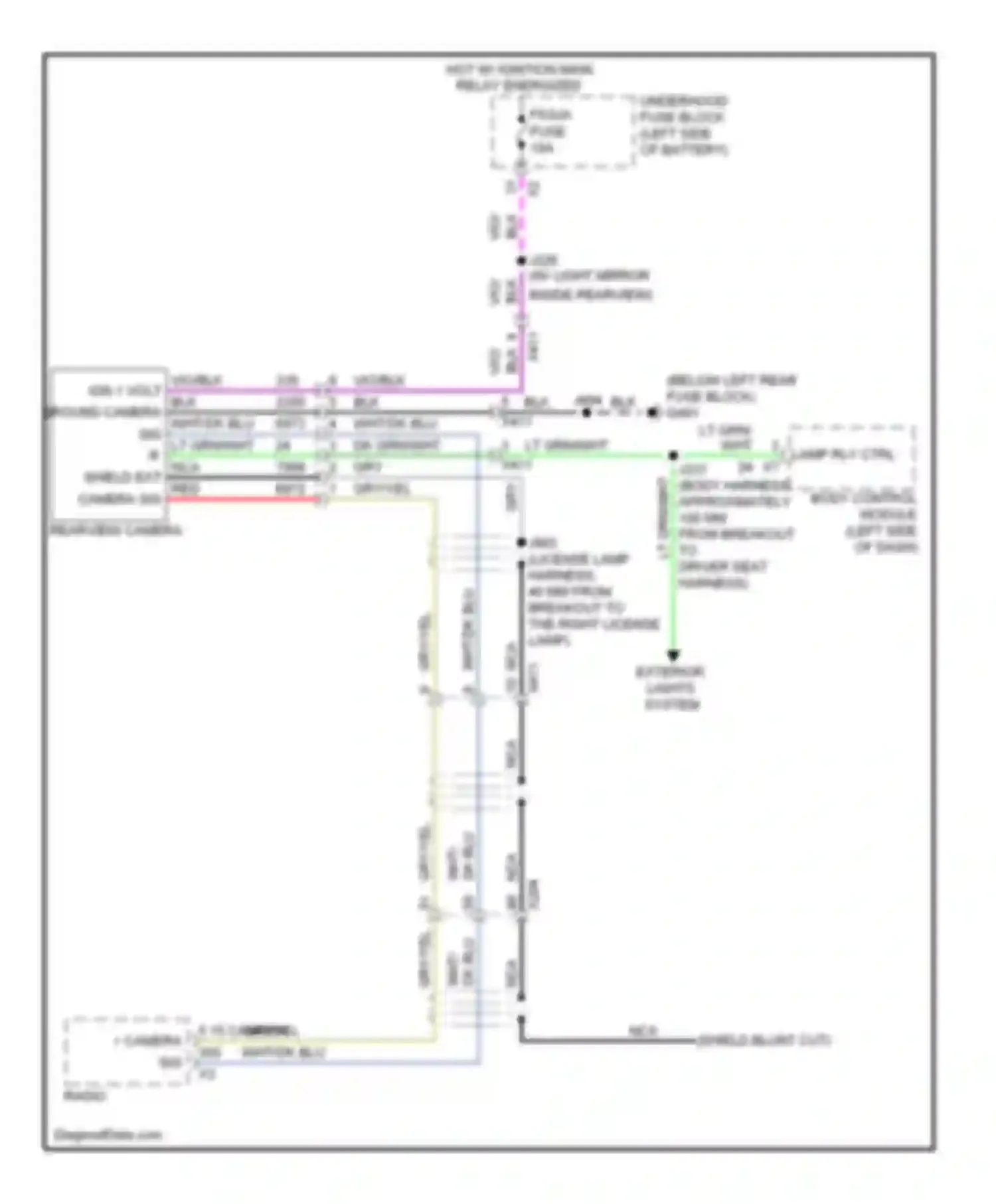 Wiring diagram red for Buick LaCrosse II (2009-2013) (30 of 51)