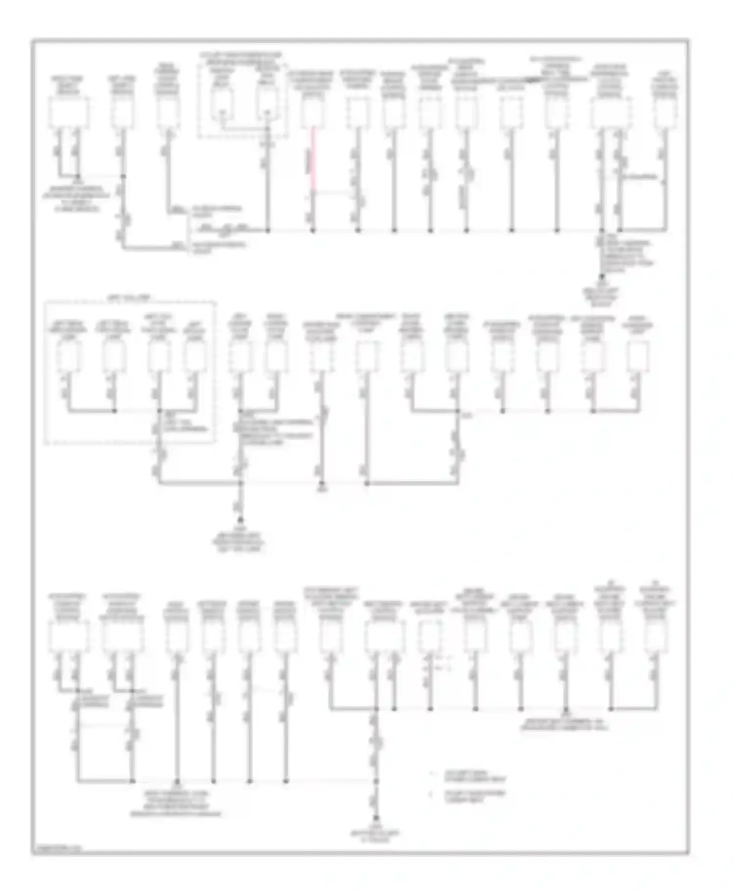 Wiring diagram right side object sensor for Buick LaCrosse II (2009-2013) (1 of 1)
