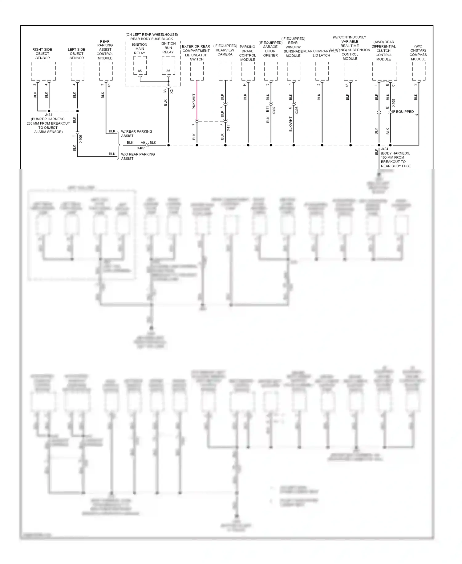 Buick LaCrosse II (2009-2013) run wiring diagram  (2 of 7)