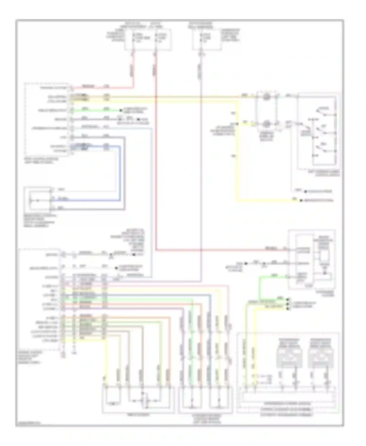 Wiring diagram sound systems for Buick LaCrosse II (2009-2013) (1 of 2)