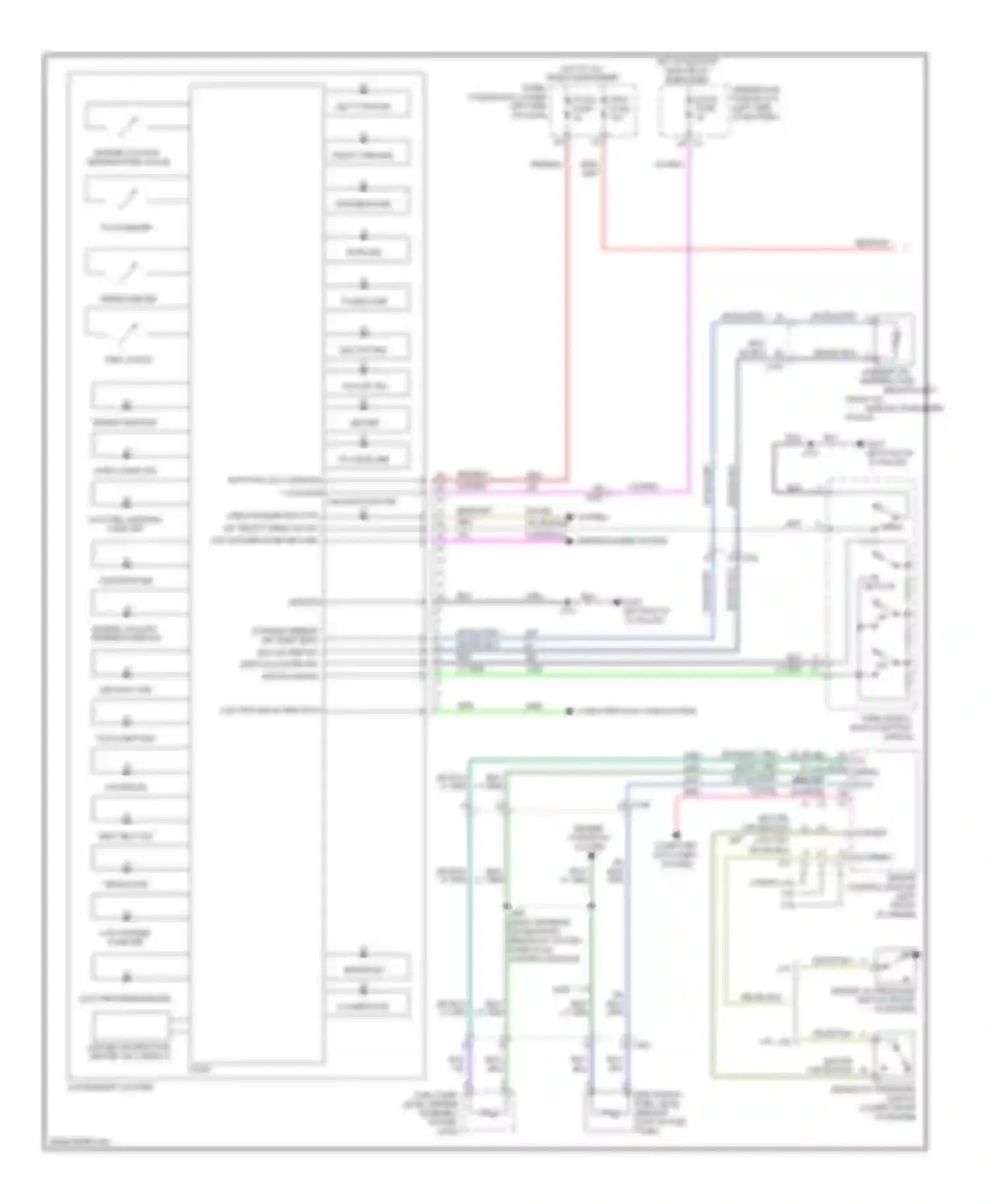 Wiring diagram turn signal/ multi-function switch for Buick LaCrosse II (2009-2013) (4 of 4)