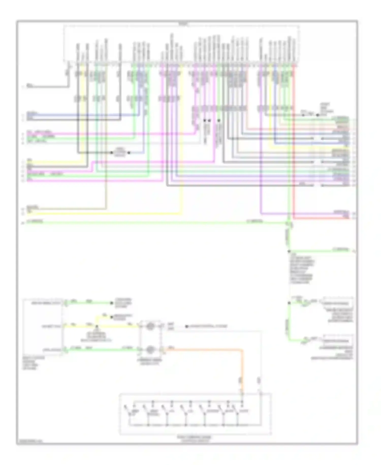 Wiring diagram video system circuit for Buick LaCrosse II (2009-2013) (2 of 4)
