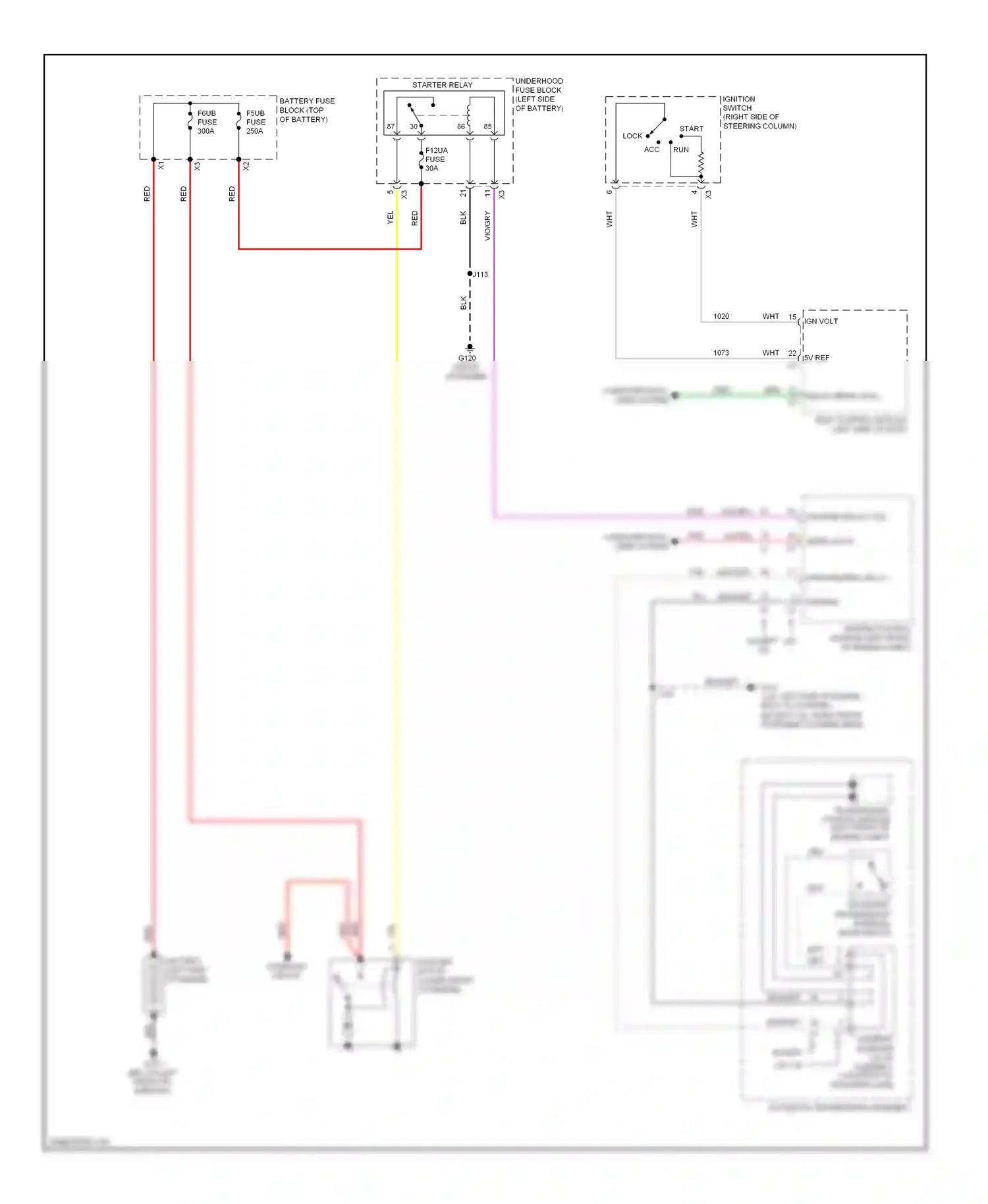 Wiring diagram vio/gry for Buick LaCrosse II (2009-2013) (27 of 28)